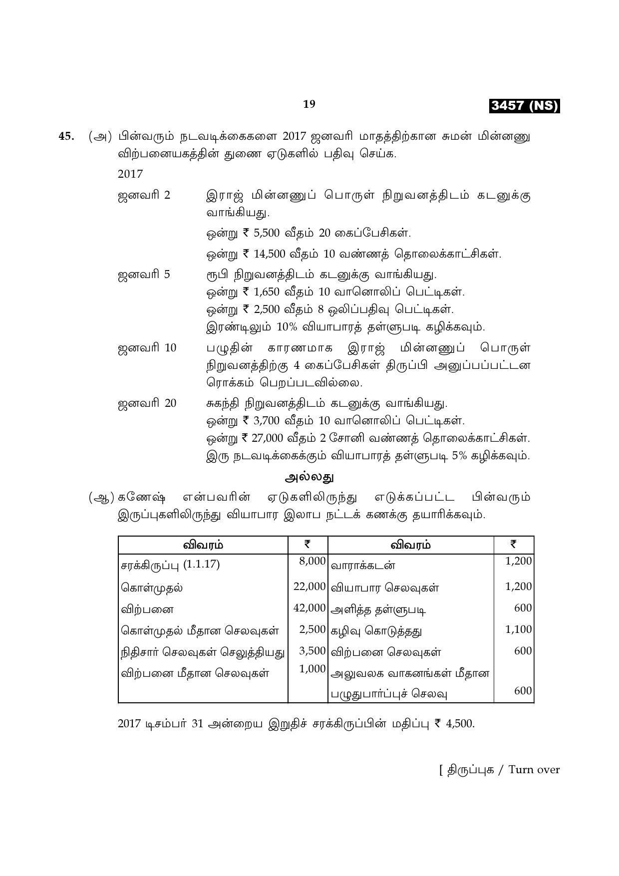 Tamil Nadu Board 12th / HSC Paper II Sample Question Papers - Page 47