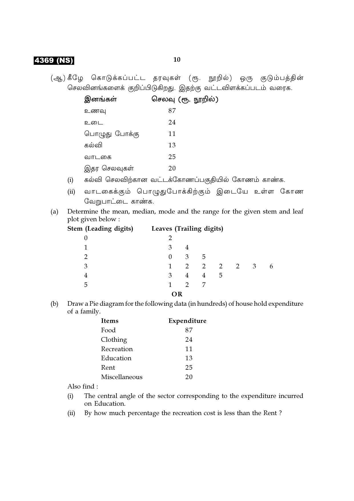 Tamil Nadu Board 12th / HSC Paper II Sample Question Papers - Page 238