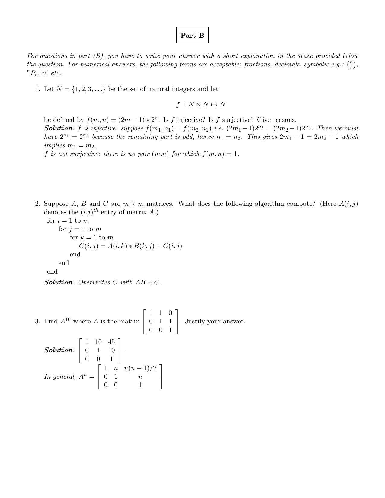 CMI Entrance Exam 2018 Solutions MSc Data Science - Page 7