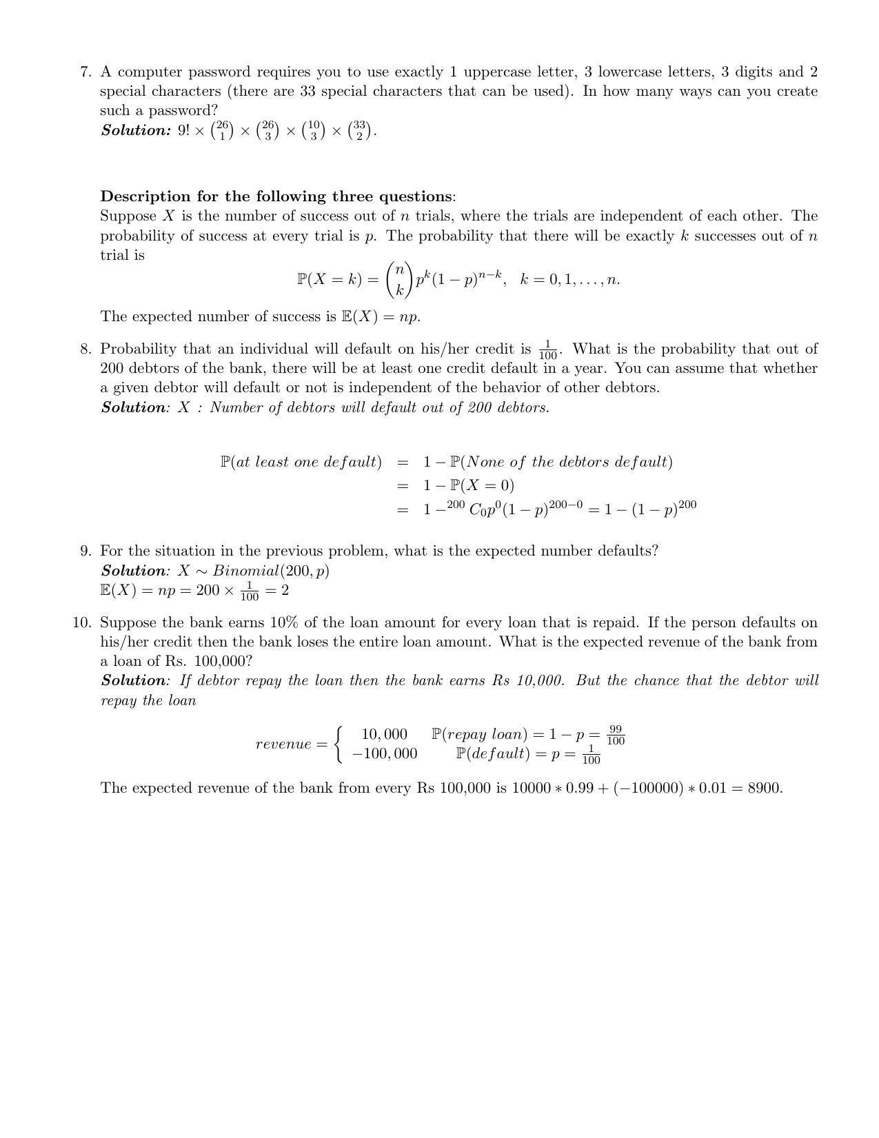 CMI Entrance Exam 2018 Solutions MSc Data Science - Page 9