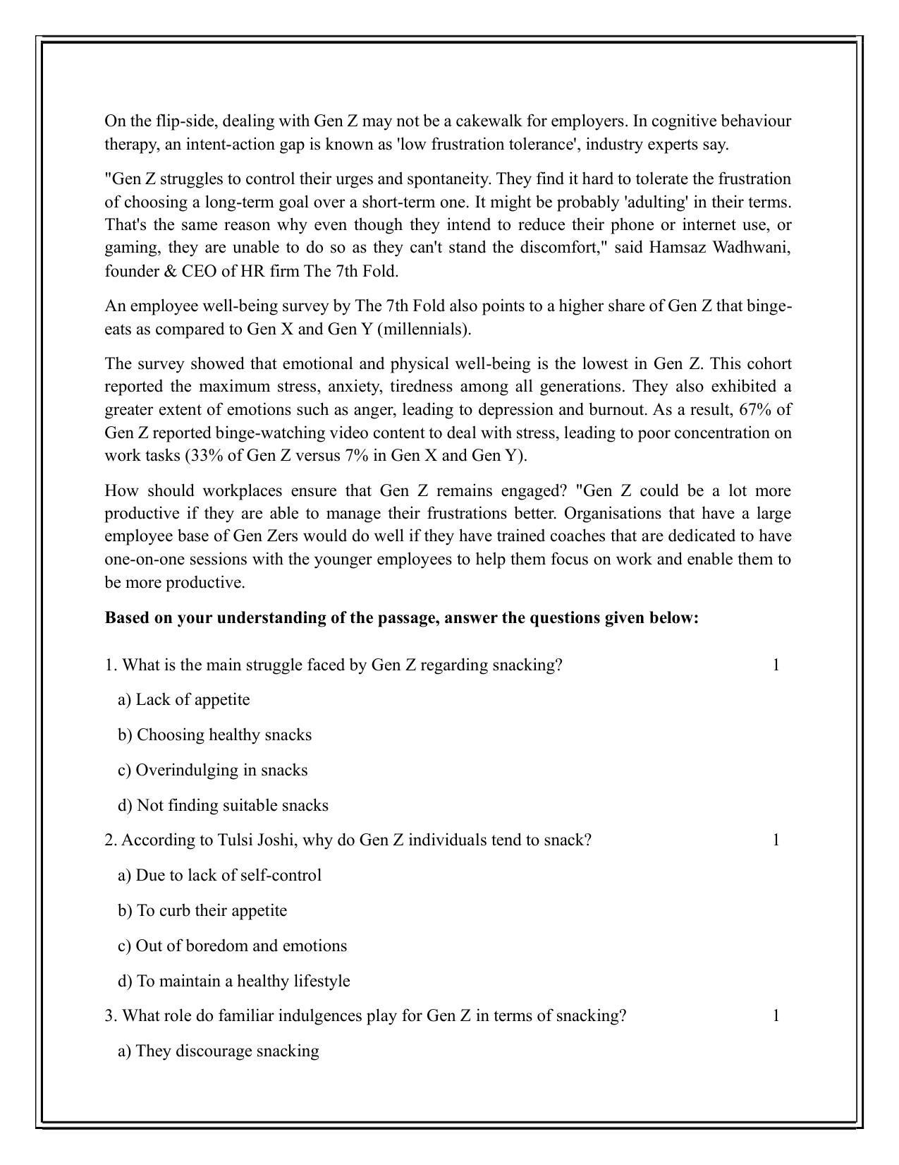Edudel Class 12 English Practice Papers-1 (2023-24) - Page 4
