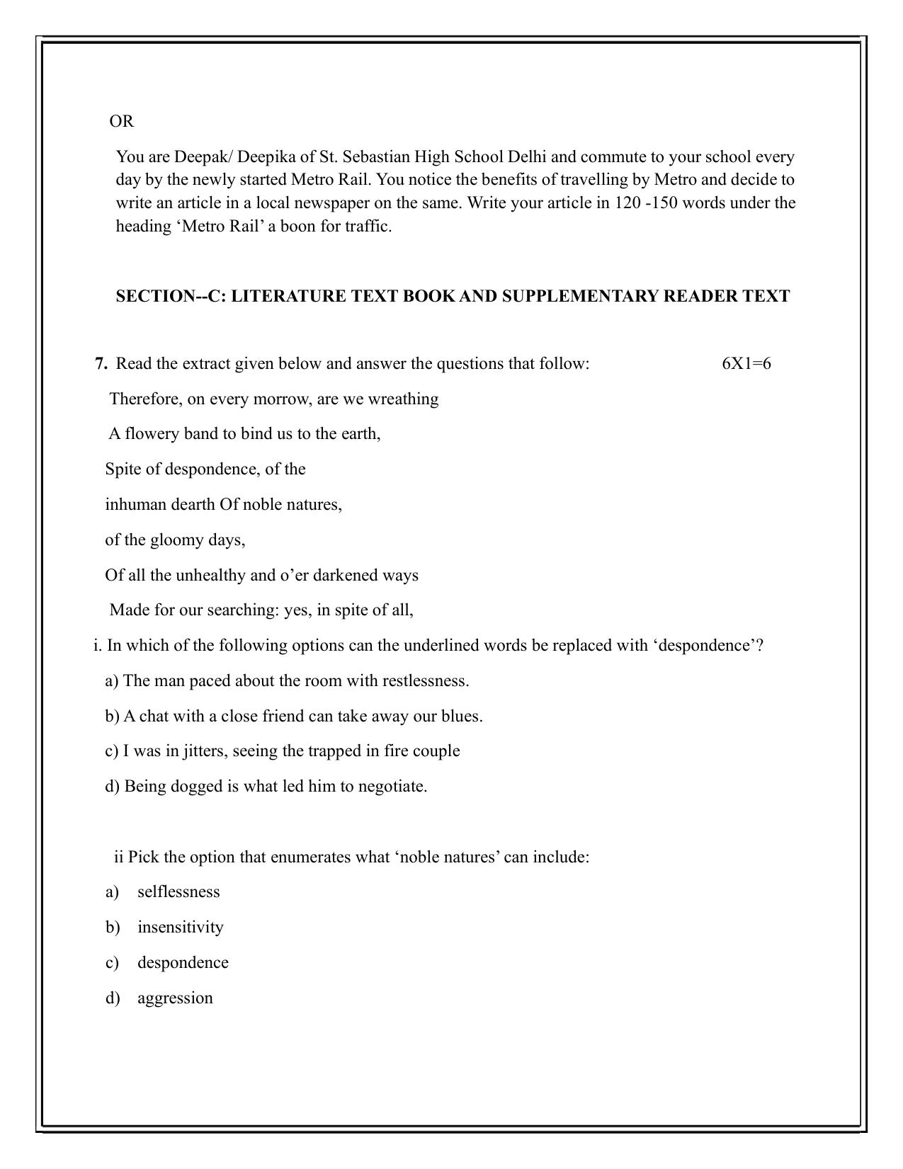 Edudel Class 12 English Practice Papers-1 (2023-24) - Page 7
