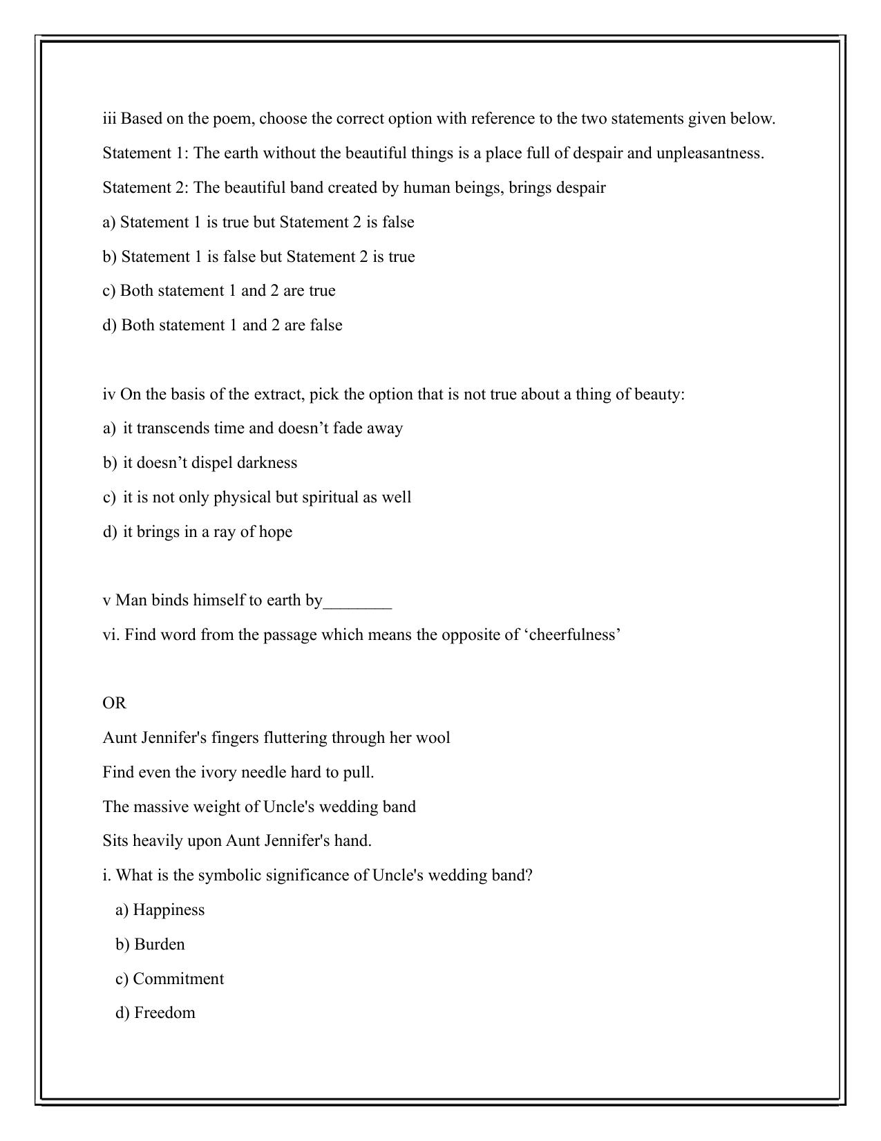 Edudel Class 12 English Practice Papers-1 (2023-24) - Page 8