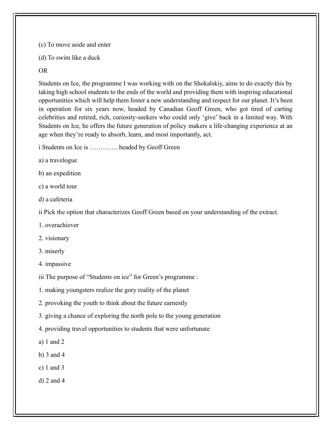Edudel Class 12 English Practice Papers-1 (2023-24) - Page 11