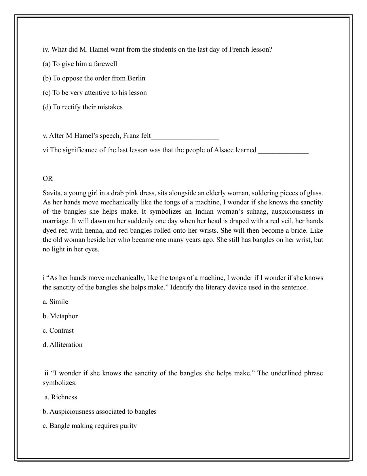 Edudel Class 12 English Practice Papers-1 (2023-24) - Page 13