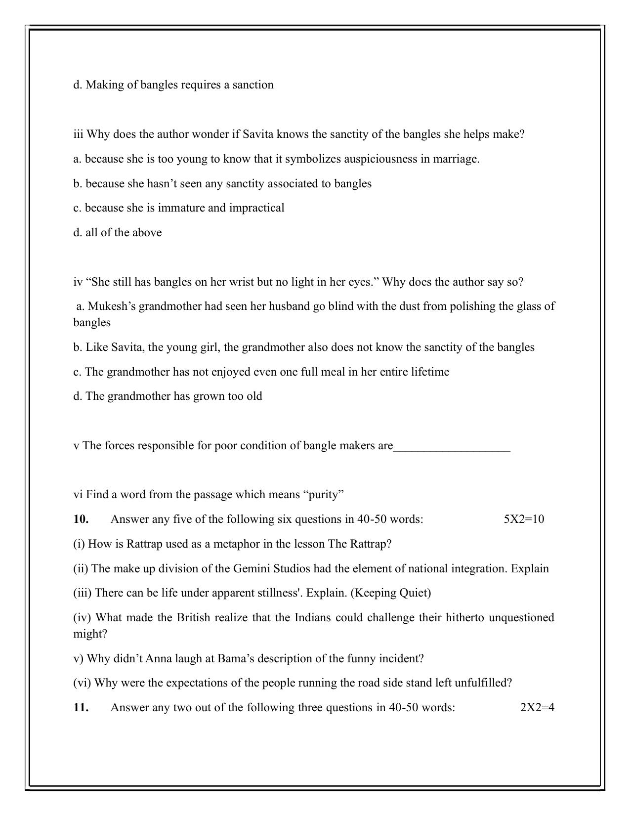 Edudel Class 12 English Practice Papers-1 (2023-24) - Page 14