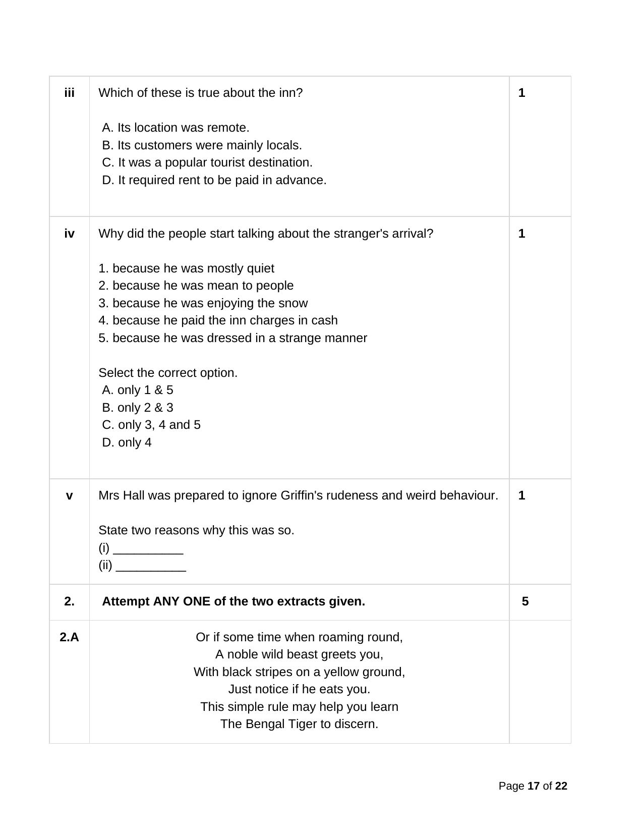 CBSE Class 10 English Practice Questions 2022-23 - Page 17