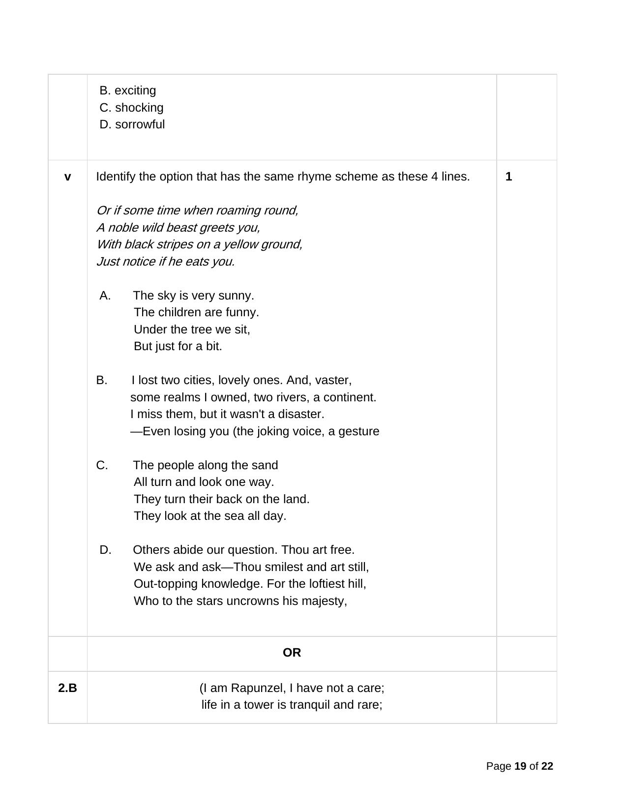 CBSE Class 10 English Practice Questions 2022-23 - Page 19