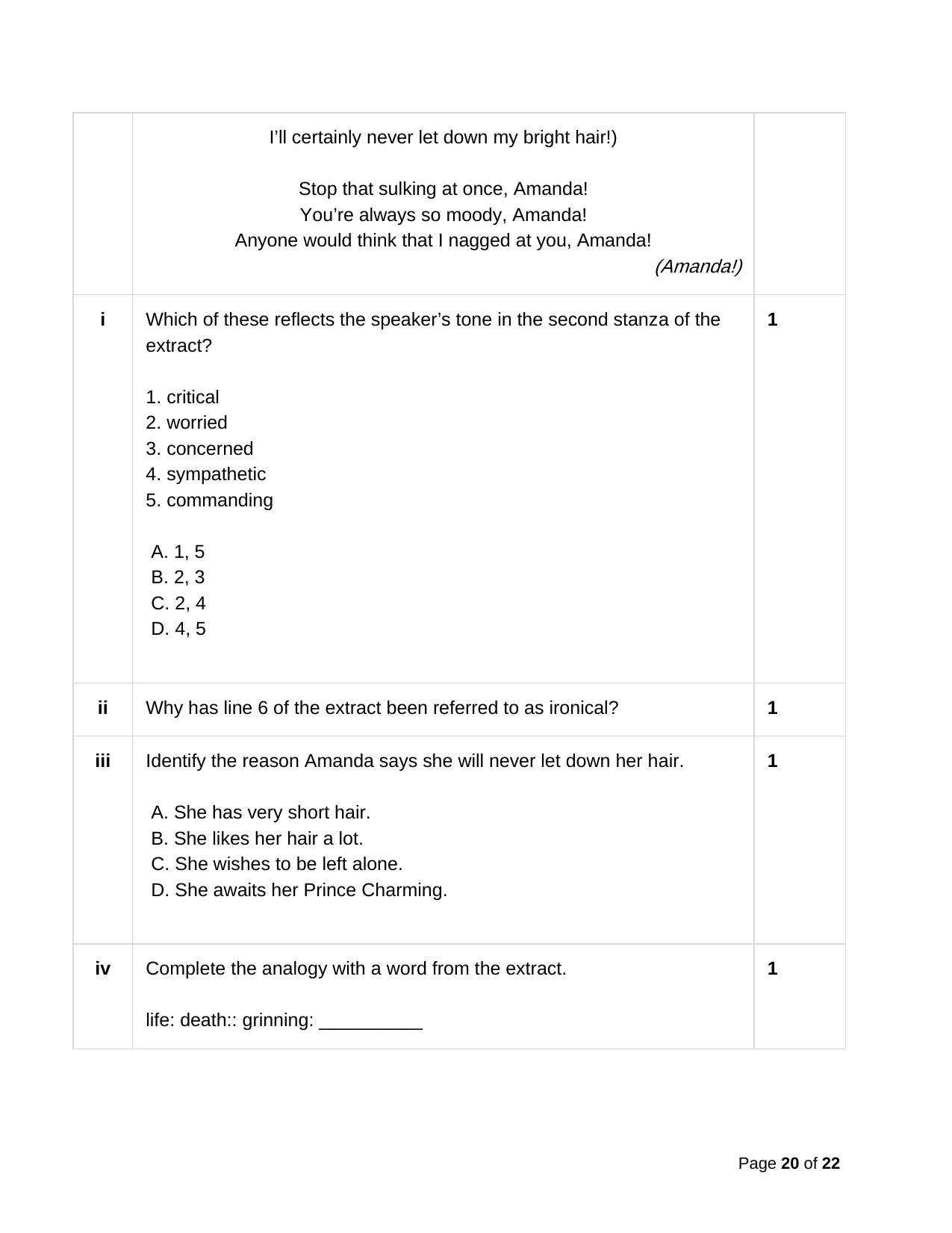 CBSE Class 10 English Practice Questions 2022-23 - Page 20