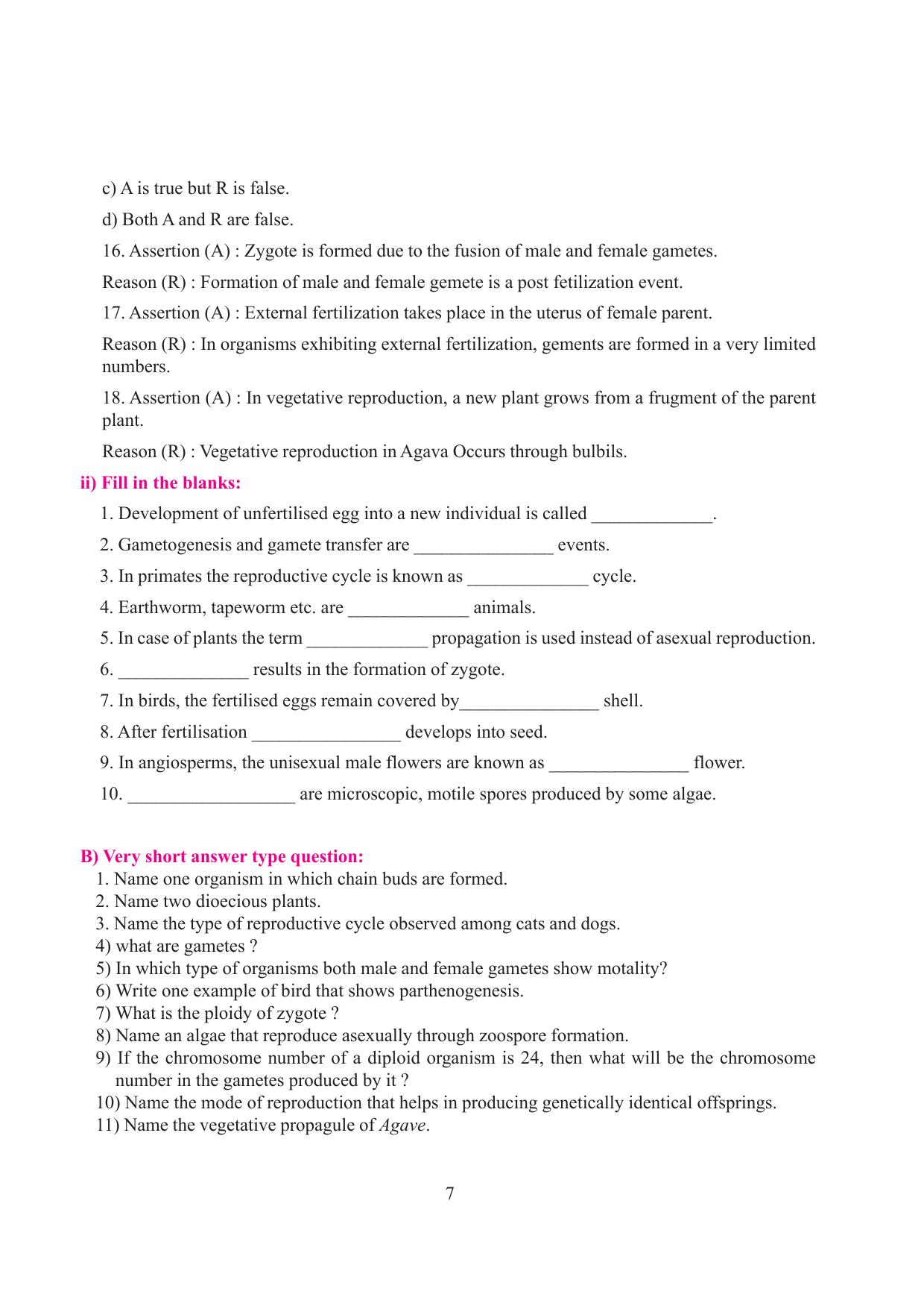 Tripura Board Class 12 Biology English Workbooks - Page 13