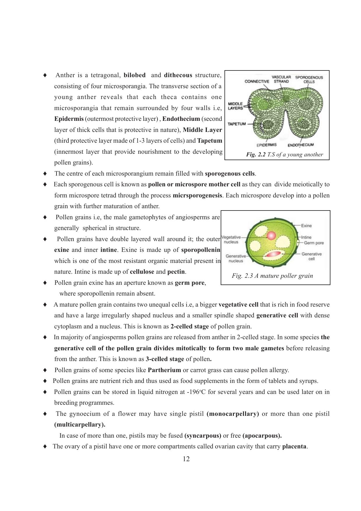 Tripura Board Class 12 Biology English Workbooks - Page 18