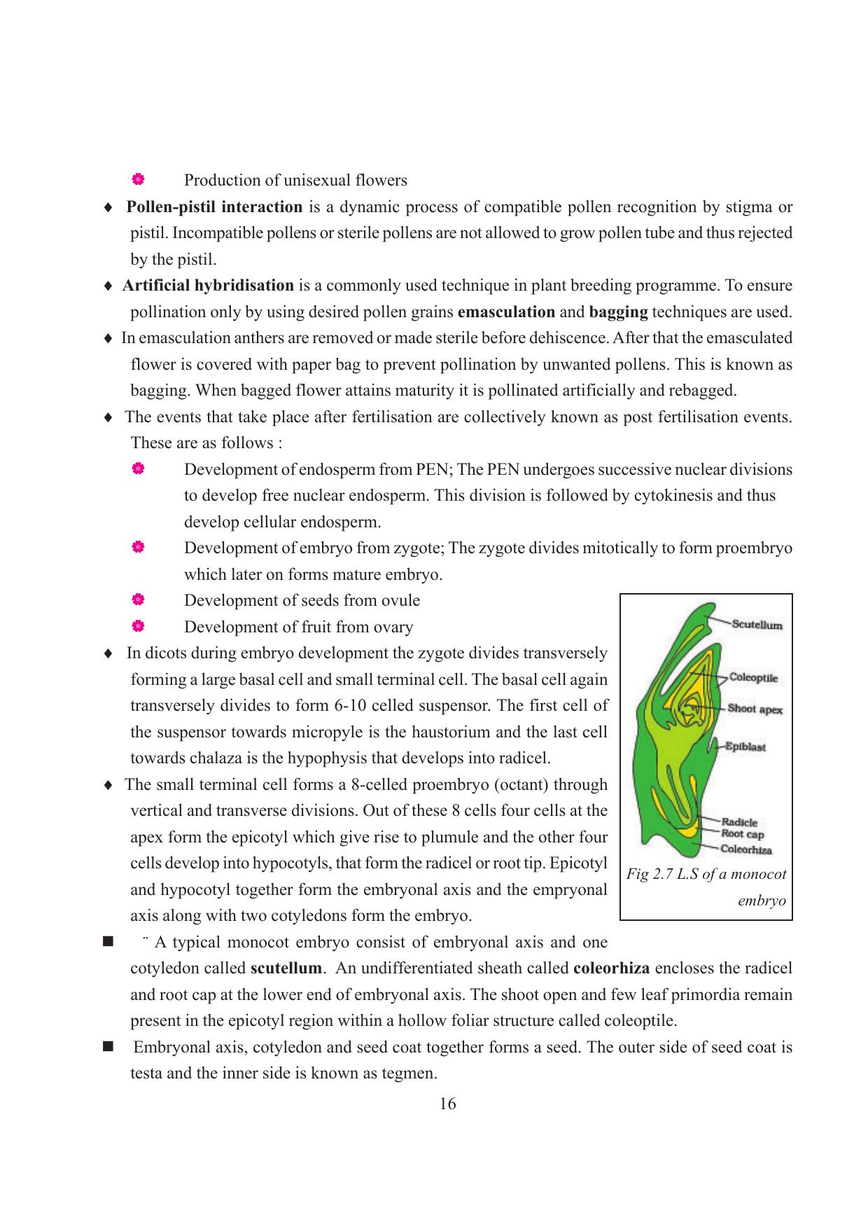 Tripura Board Class 12 Biology English Workbooks - Page 22