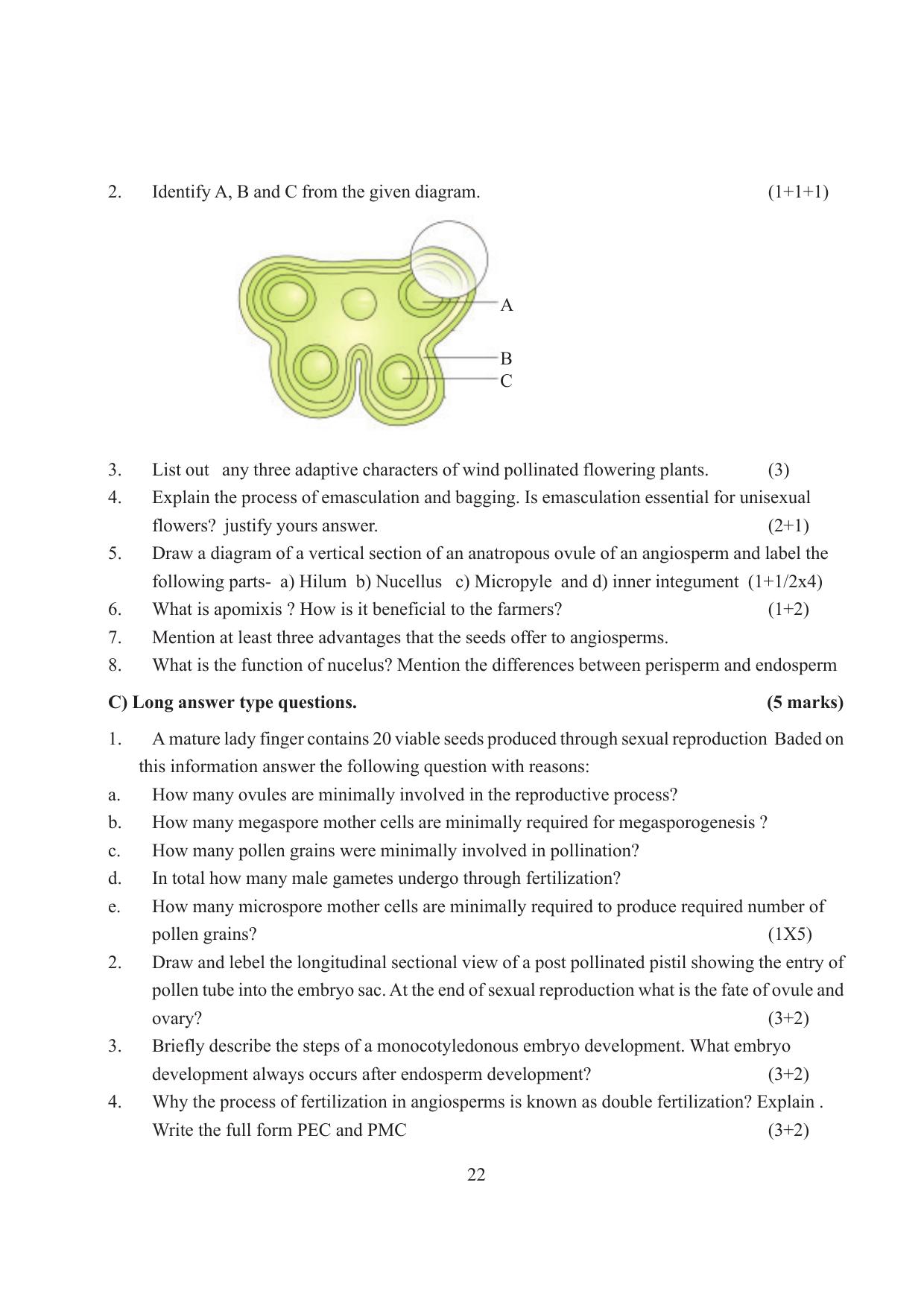 Tripura Board Class 12 Biology English Workbooks - Page 28