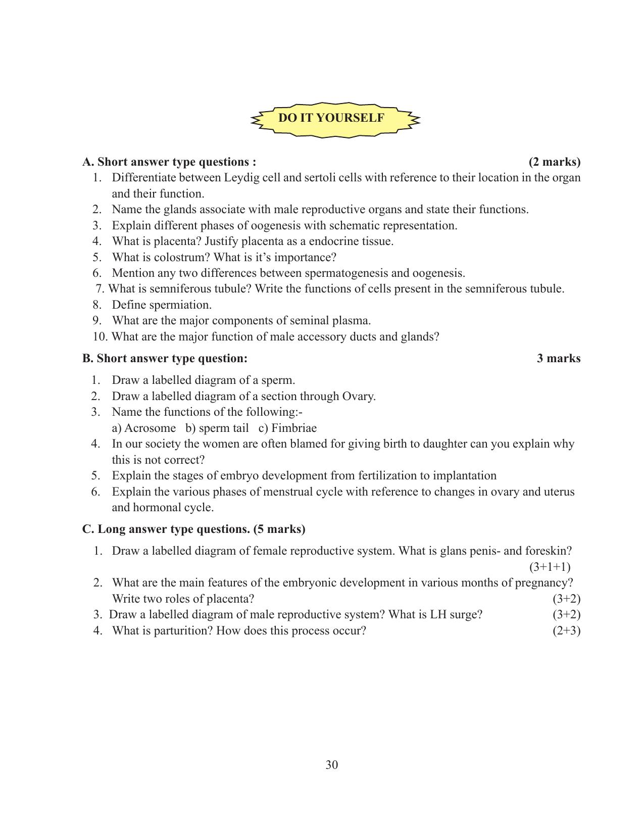 Tripura Board Class 12 Biology English Workbooks - Page 36