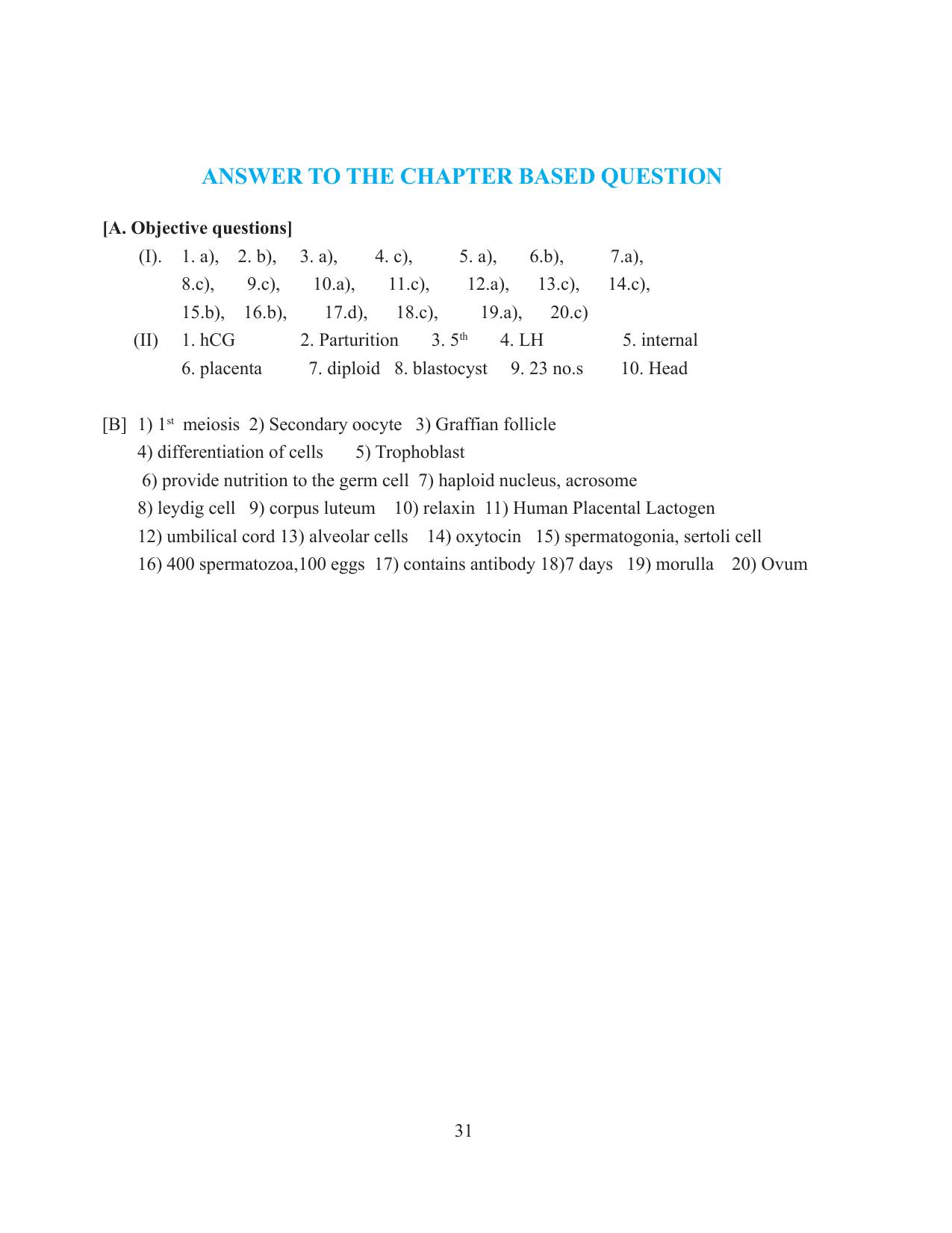 Tripura Board Class 12 Biology English Workbooks - Page 37