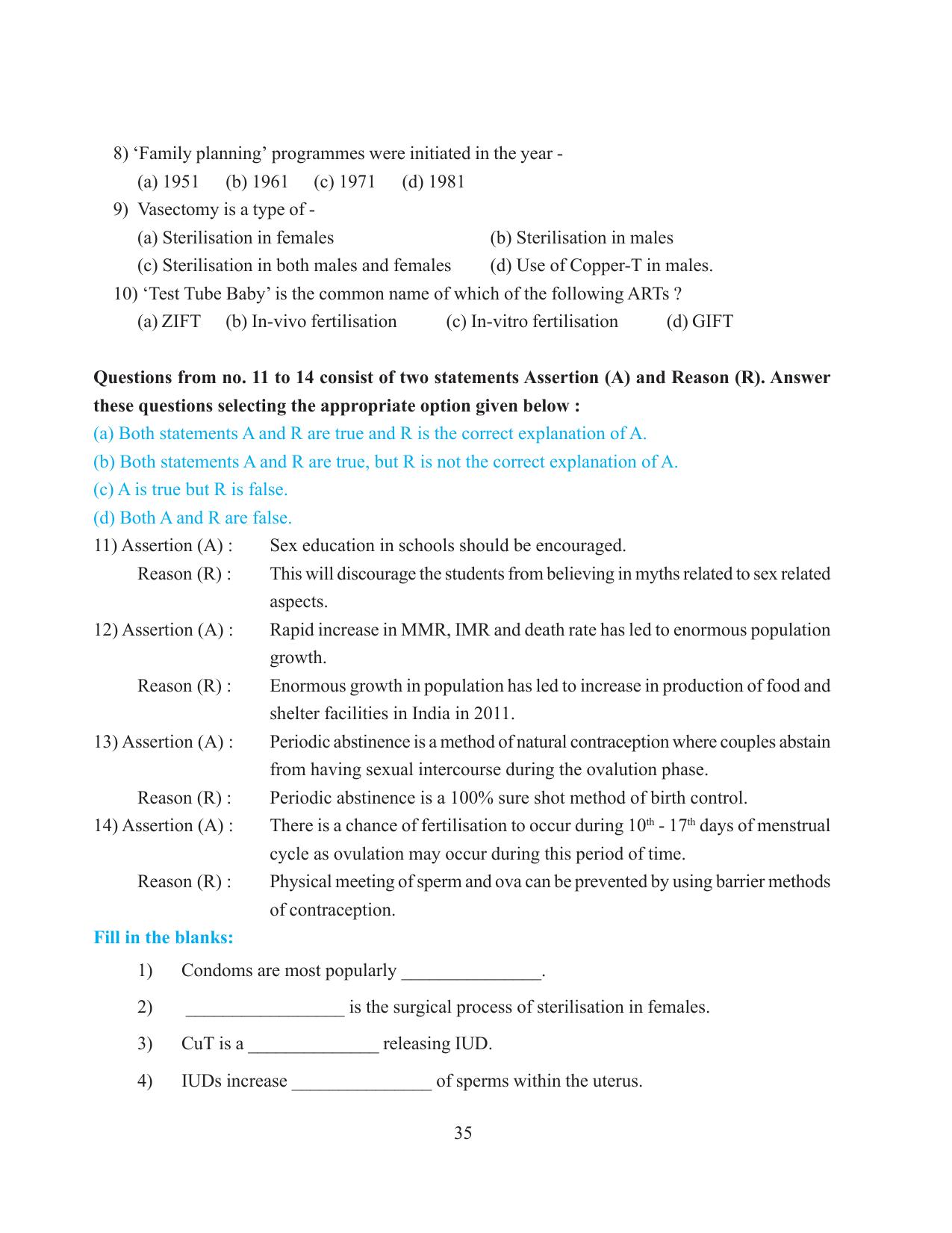 Tripura Board Class 12 Biology English Workbooks - Page 41