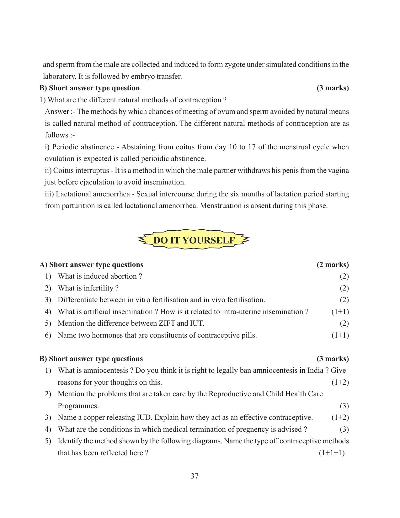 Tripura Board Class 12 Biology English Workbooks - Page 43