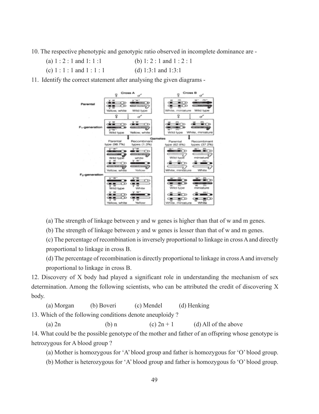 Tripura Board Class 12 Biology English Workbooks - Page 55