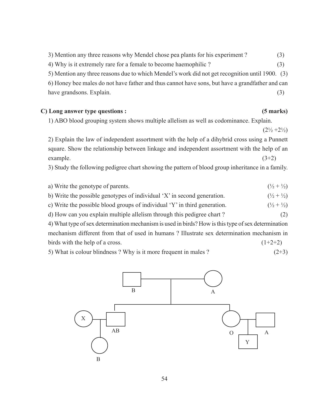 Tripura Board Class 12 Biology English Workbooks - Page 60