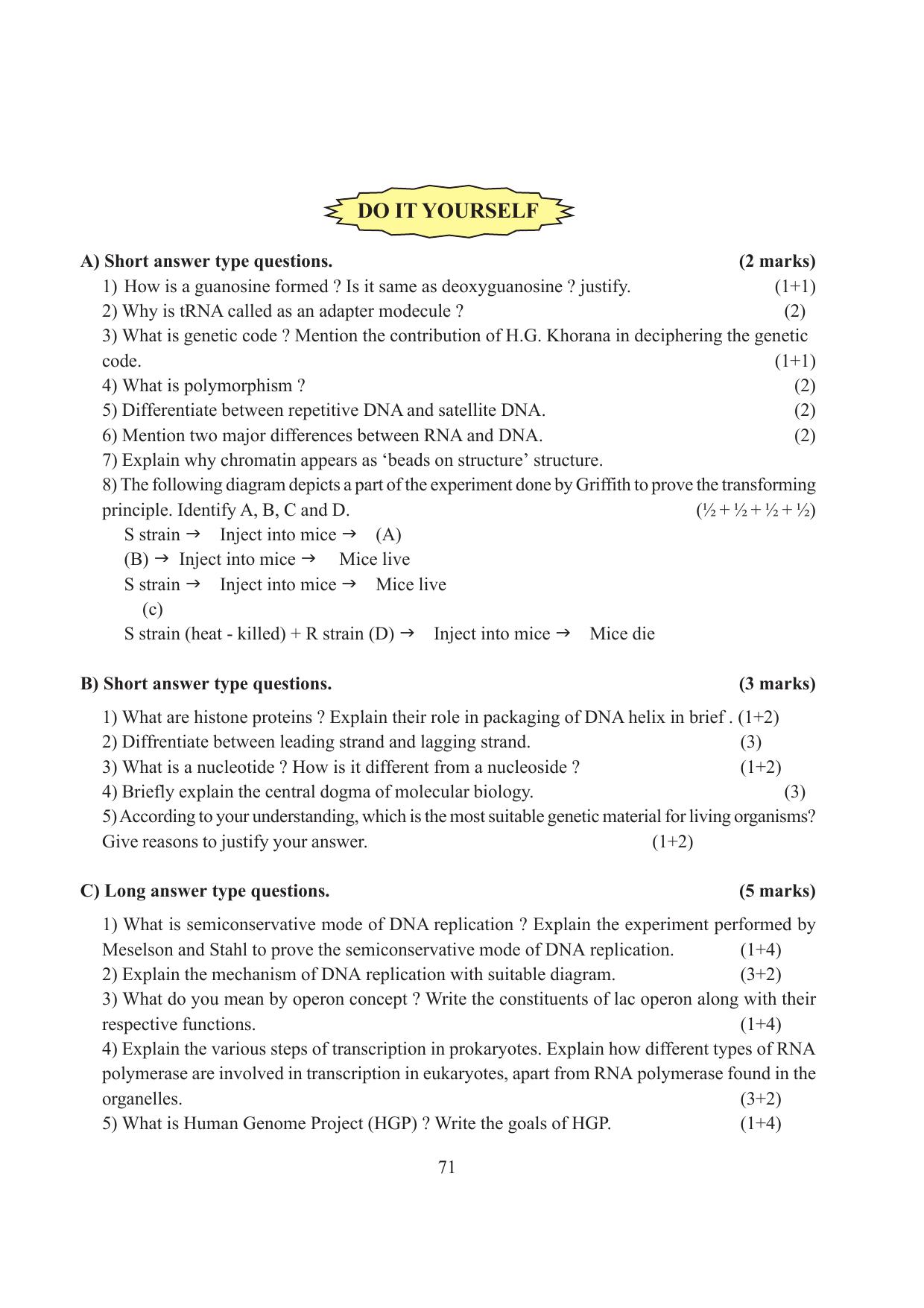 Tripura Board Class 12 Biology English Workbooks - Page 77