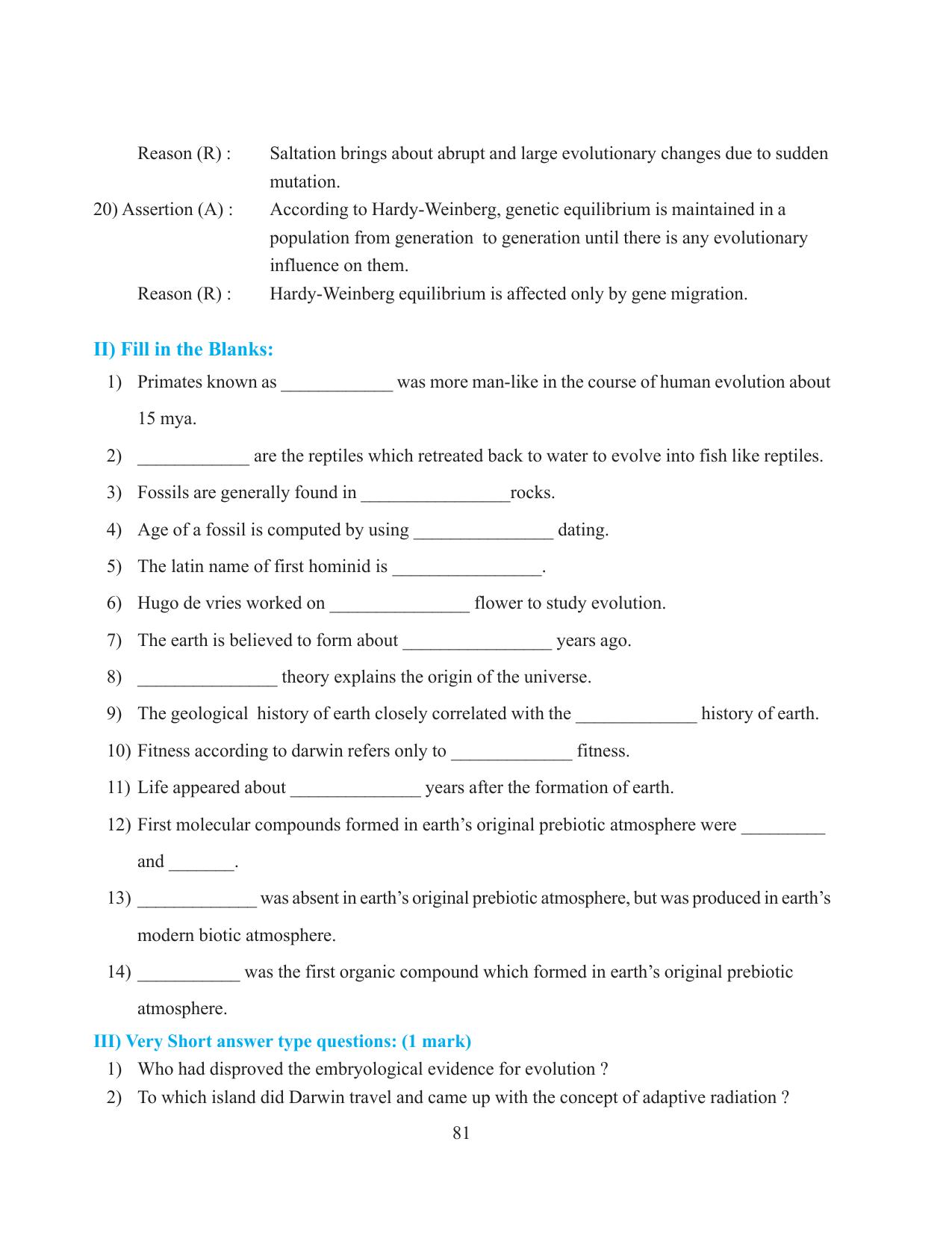 Tripura Board Class 12 Biology English Workbooks - Page 87