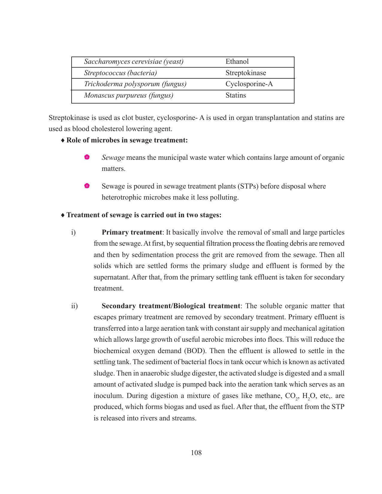 Tripura Board Class 12 Biology English Workbooks - Page 114
