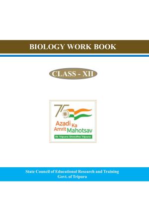 Tripura Board Class 12 Biology English Workbooks