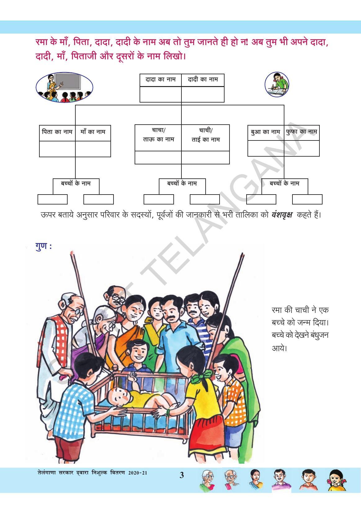 TS SCERT Class 3 Environmental Science (Hindi Medium) Text Book - Page 14