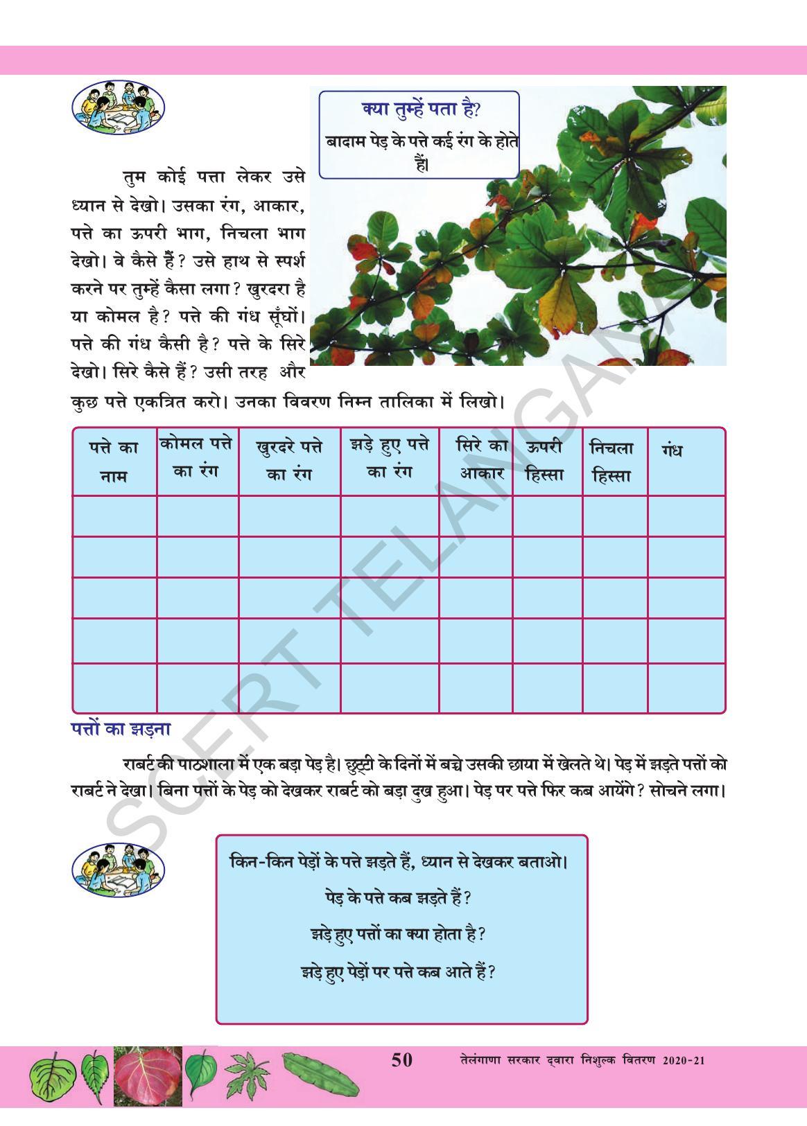 TS SCERT Class 3 Environmental Science (Hindi Medium) Text Book - Page 61