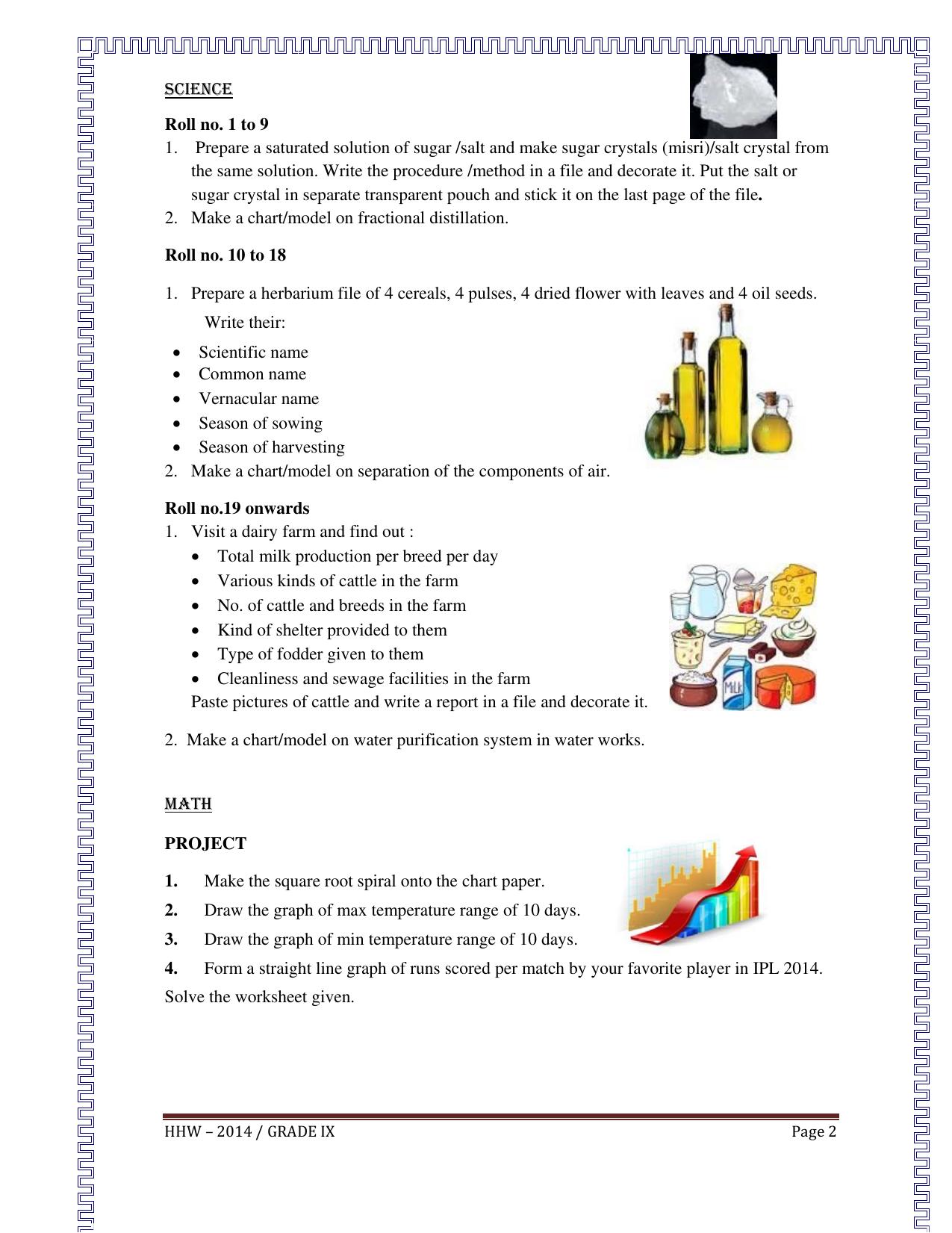 CBSE Worksheets for Class 9 Assignment 7 - Page 2