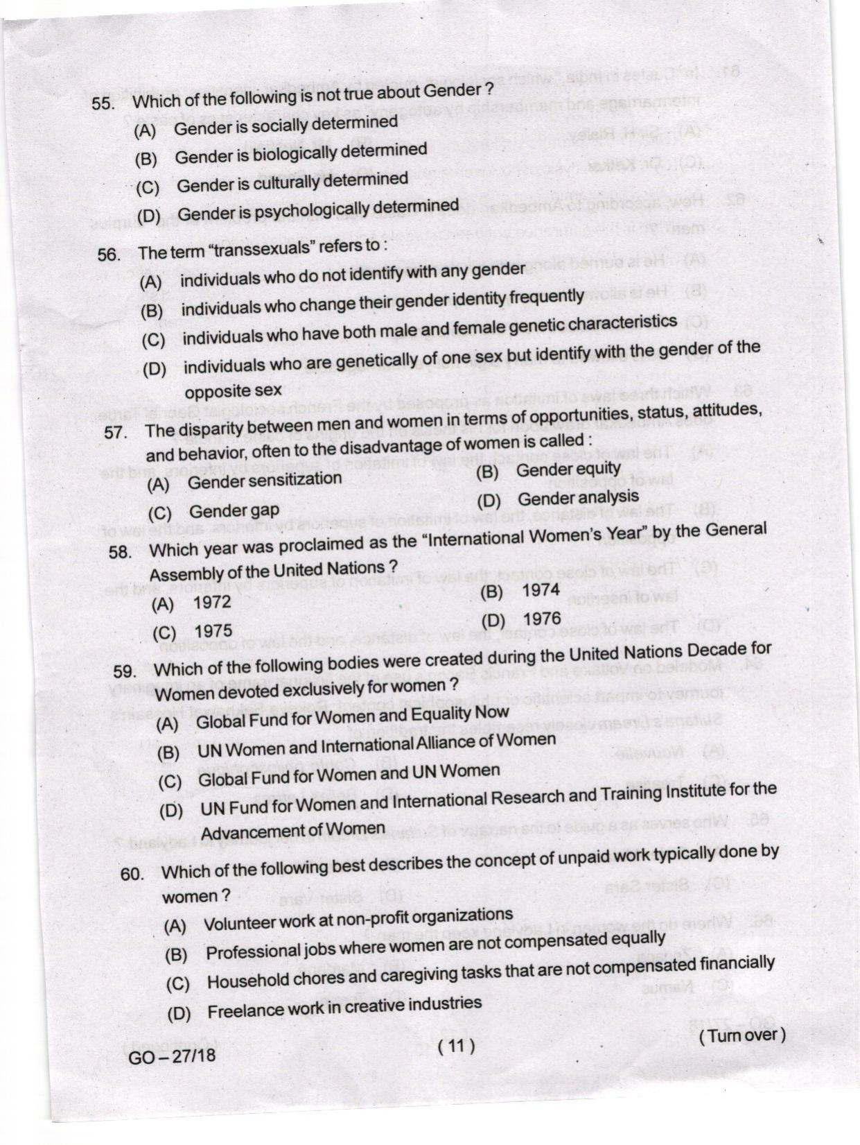 Odisha CPET 2024 ENGLISH Question Paper - Page 11