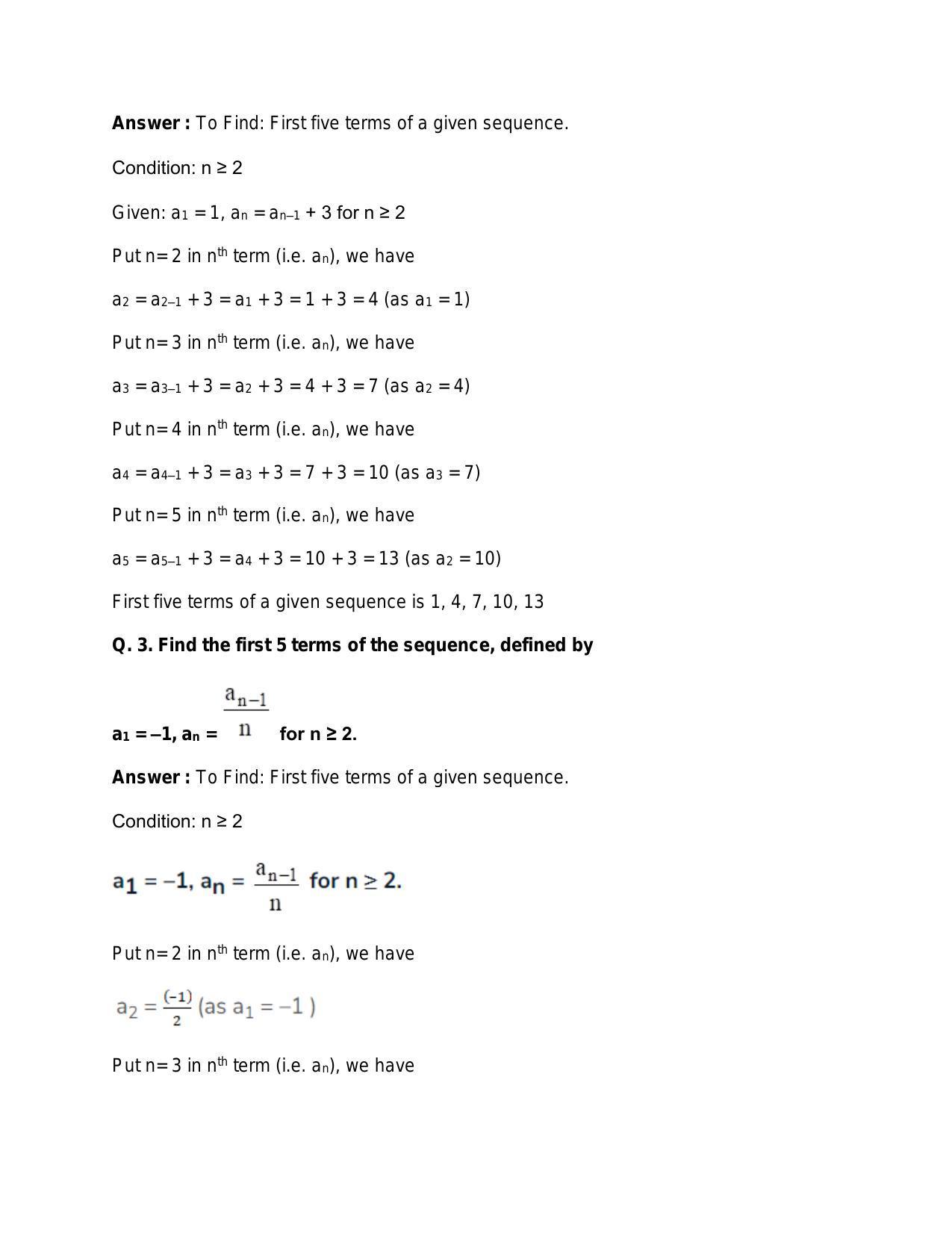 Chapter 11: Arithmetic Progression: RS Aggarwal Class 11 Solutions - Page 3