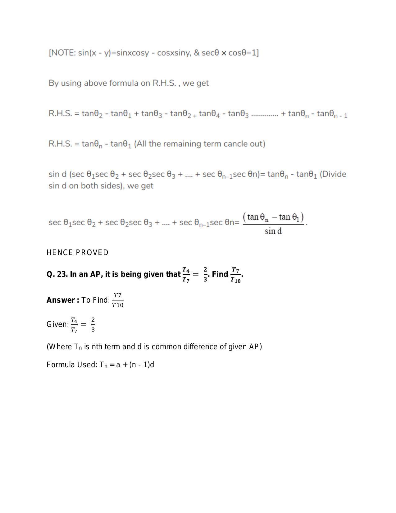 Chapter 11: Arithmetic Progression: RS Aggarwal Class 11 Solutions - Page 15