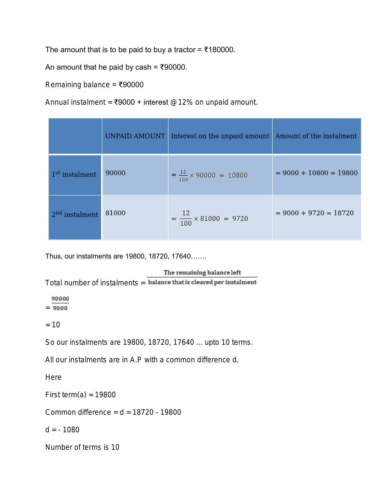 Chapter 11: Arithmetic Progression: RS Aggarwal Class 11 Solutions - Page 51