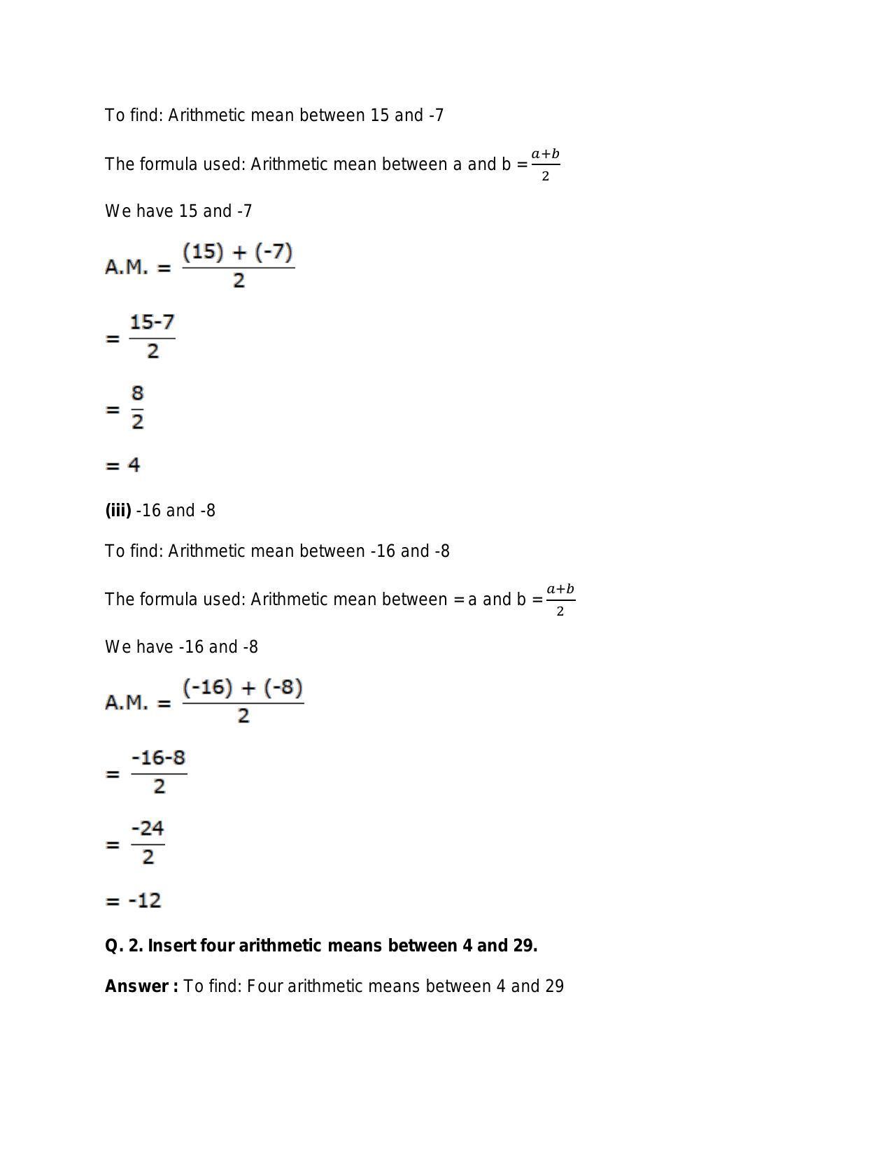 Chapter 11: Arithmetic Progression: RS Aggarwal Class 11 Solutions - Page 53