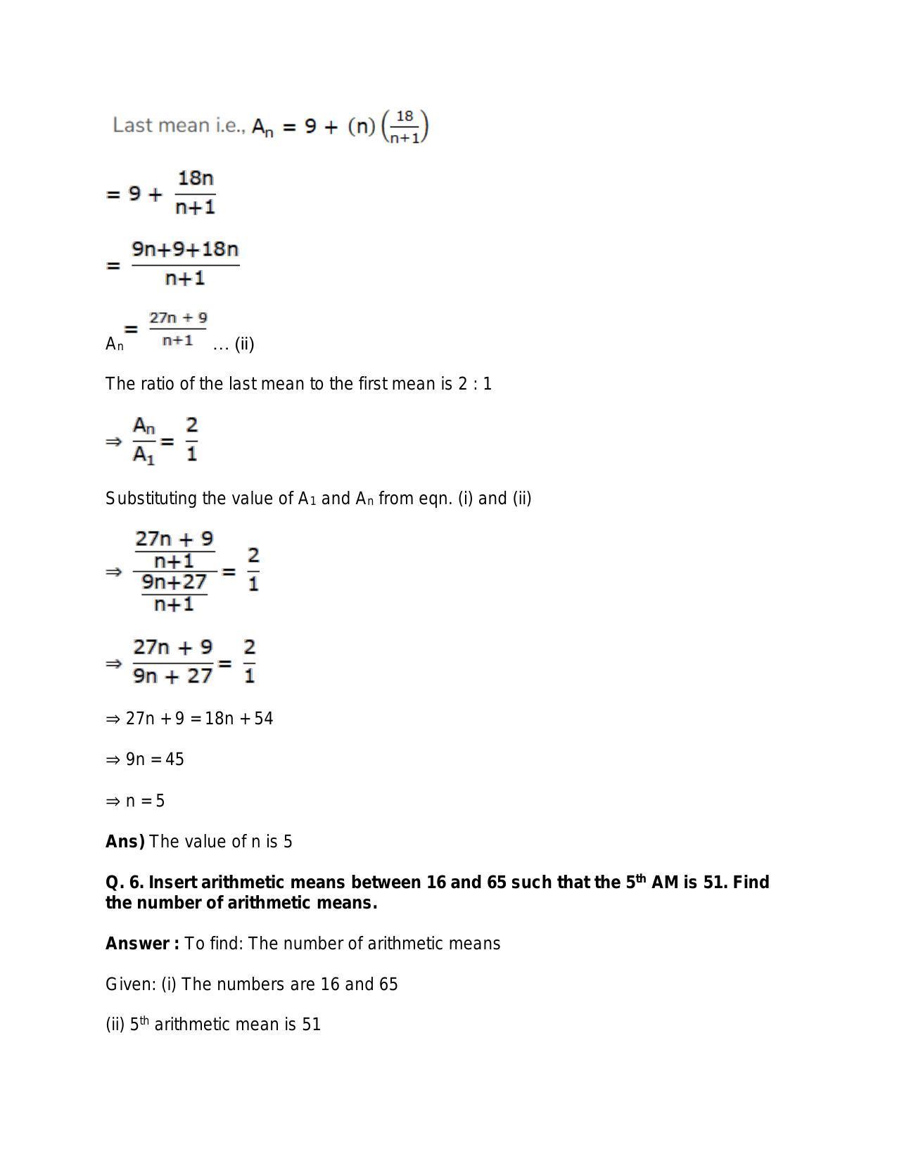 Chapter 11: Arithmetic Progression: RS Aggarwal Class 11 Solutions - Page 59