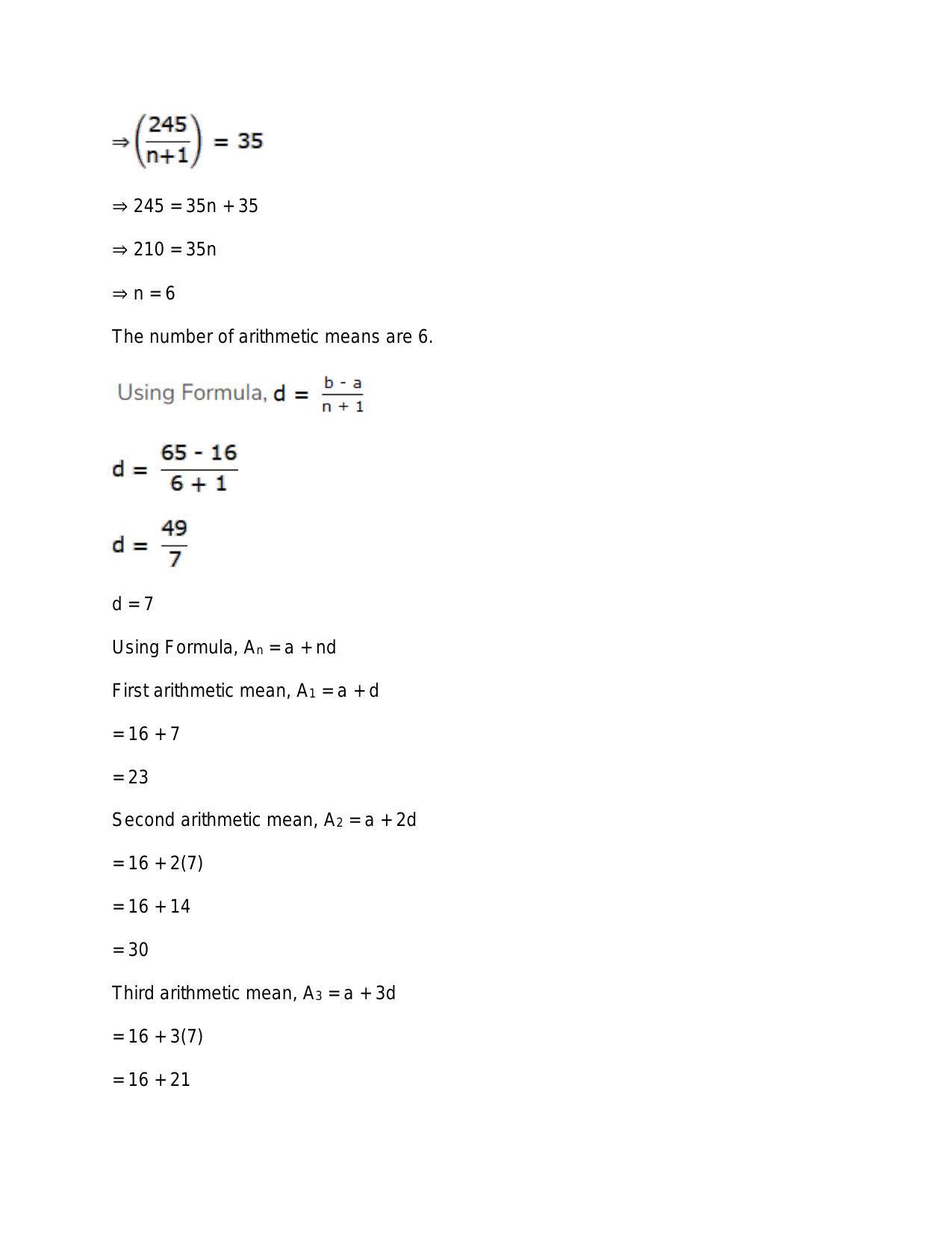 Chapter 11: Arithmetic Progression: RS Aggarwal Class 11 Solutions - Page 61