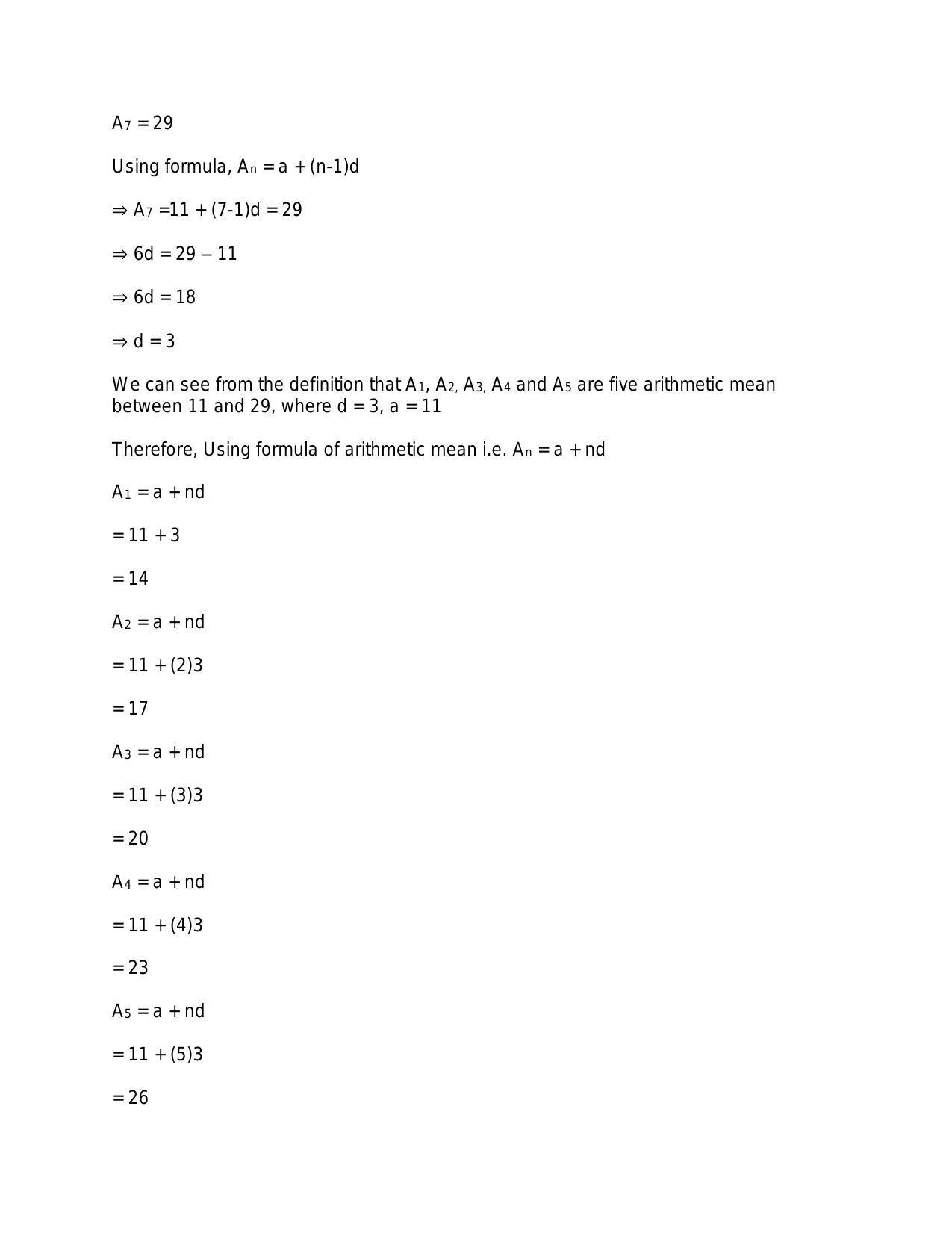 Chapter 11: Arithmetic Progression: RS Aggarwal Class 11 Solutions - Page 63