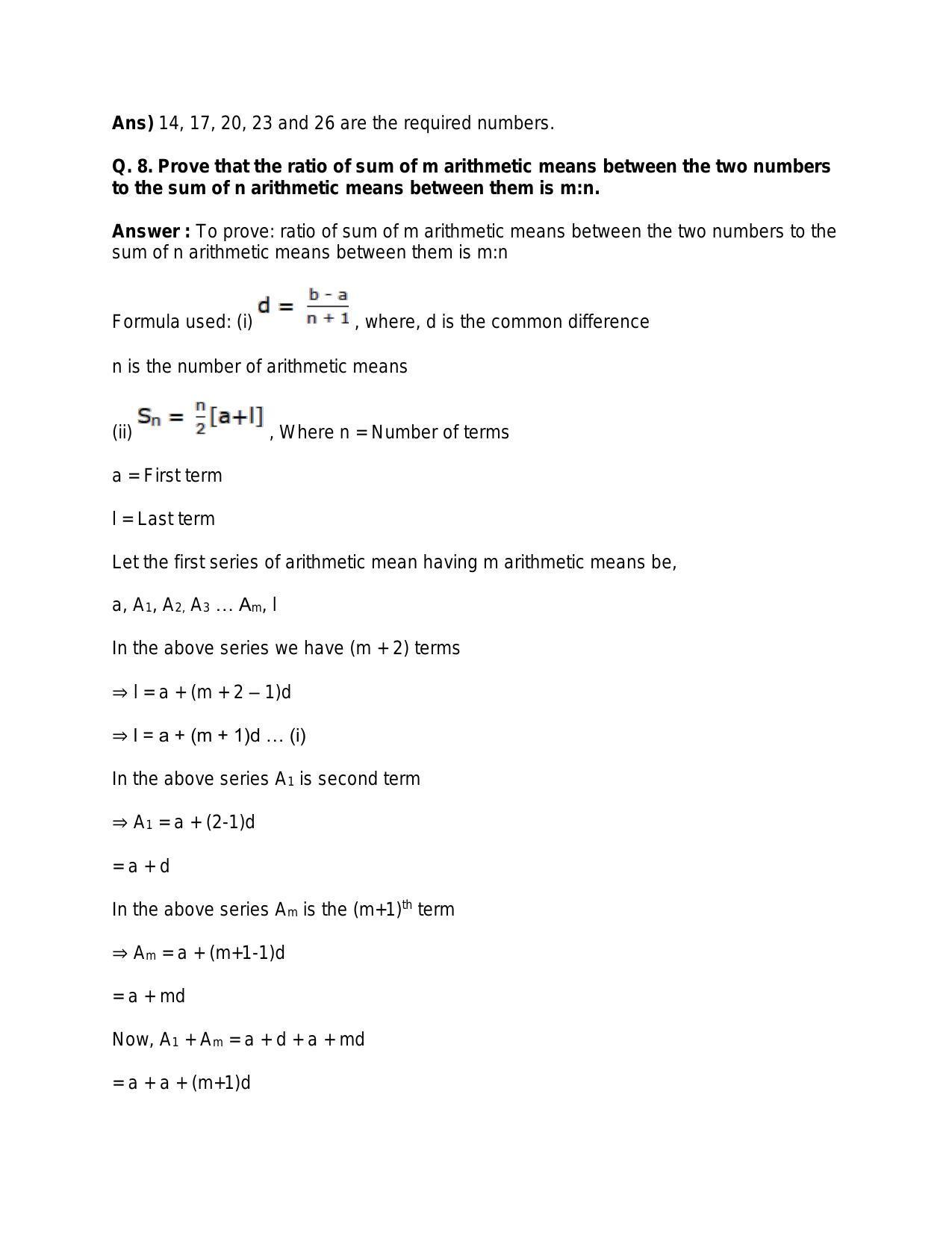 Chapter 11: Arithmetic Progression: RS Aggarwal Class 11 Solutions - Page 64