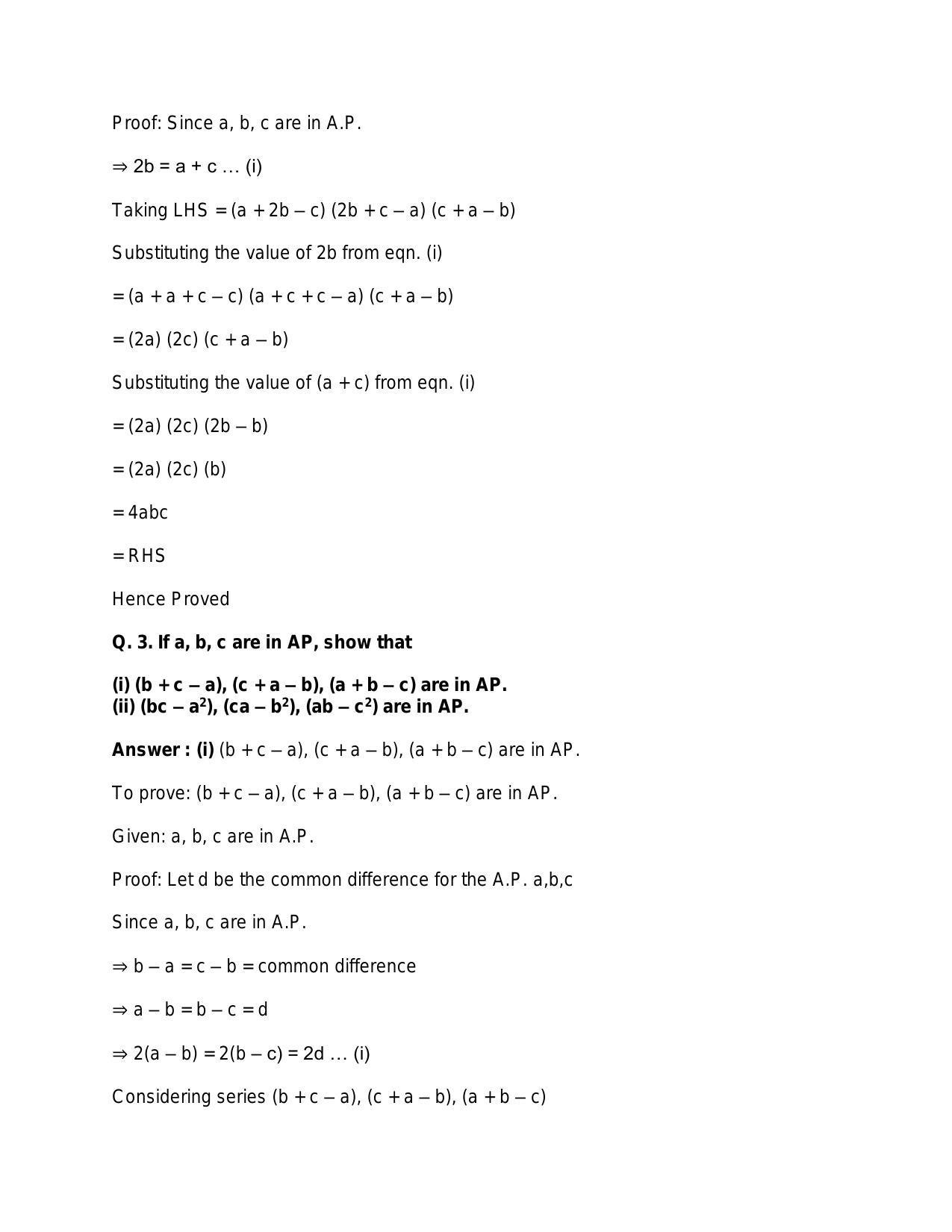 Chapter 11: Arithmetic Progression: RS Aggarwal Class 11 Solutions - Page 69