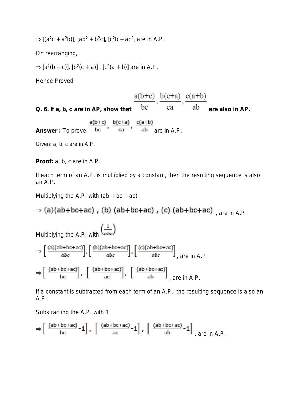 Chapter 11: Arithmetic Progression: RS Aggarwal Class 11 Solutions - Page 75