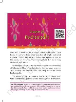 NCERT Book for Class 4 EVS Chapter 23 Pochampalli