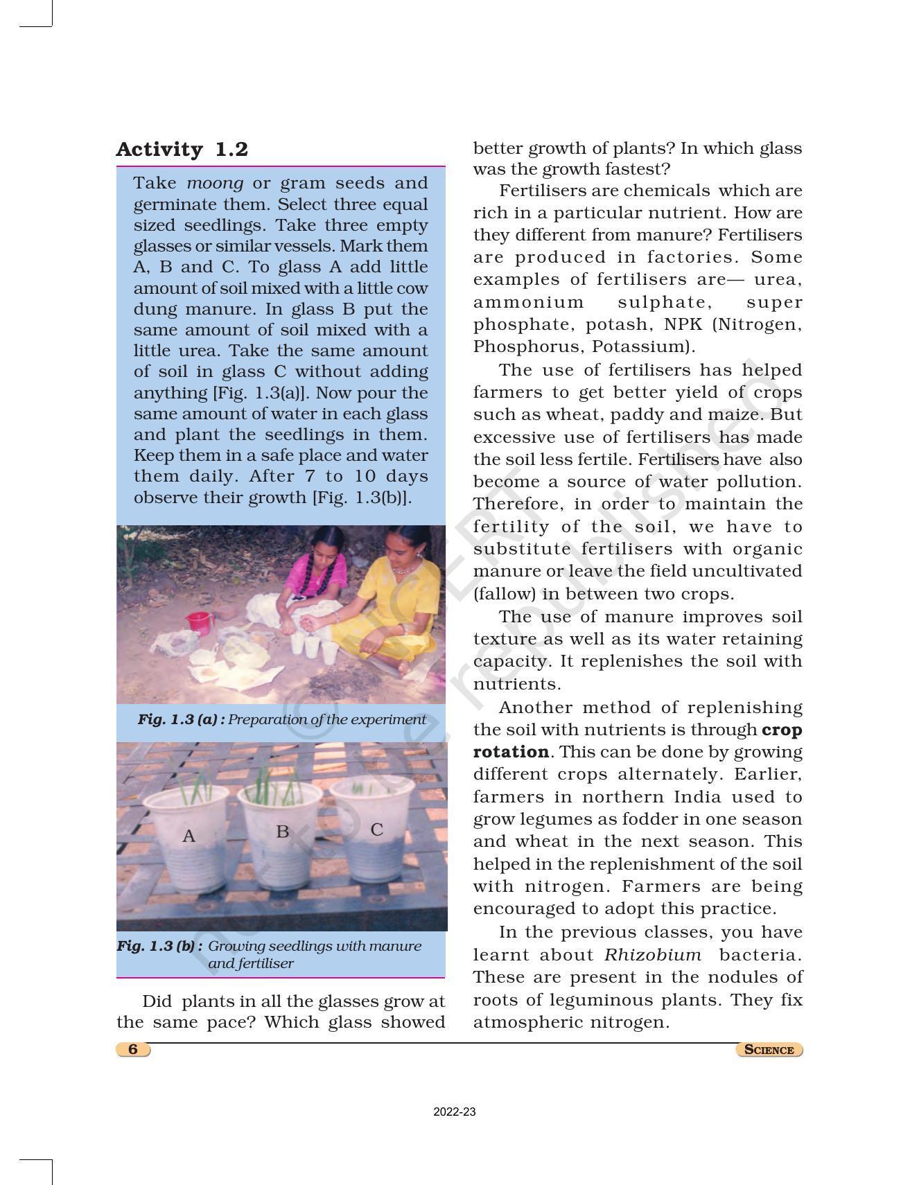 NCERT Book for Class 8 Science Chapter 1 Crop Production and Management - Page 6