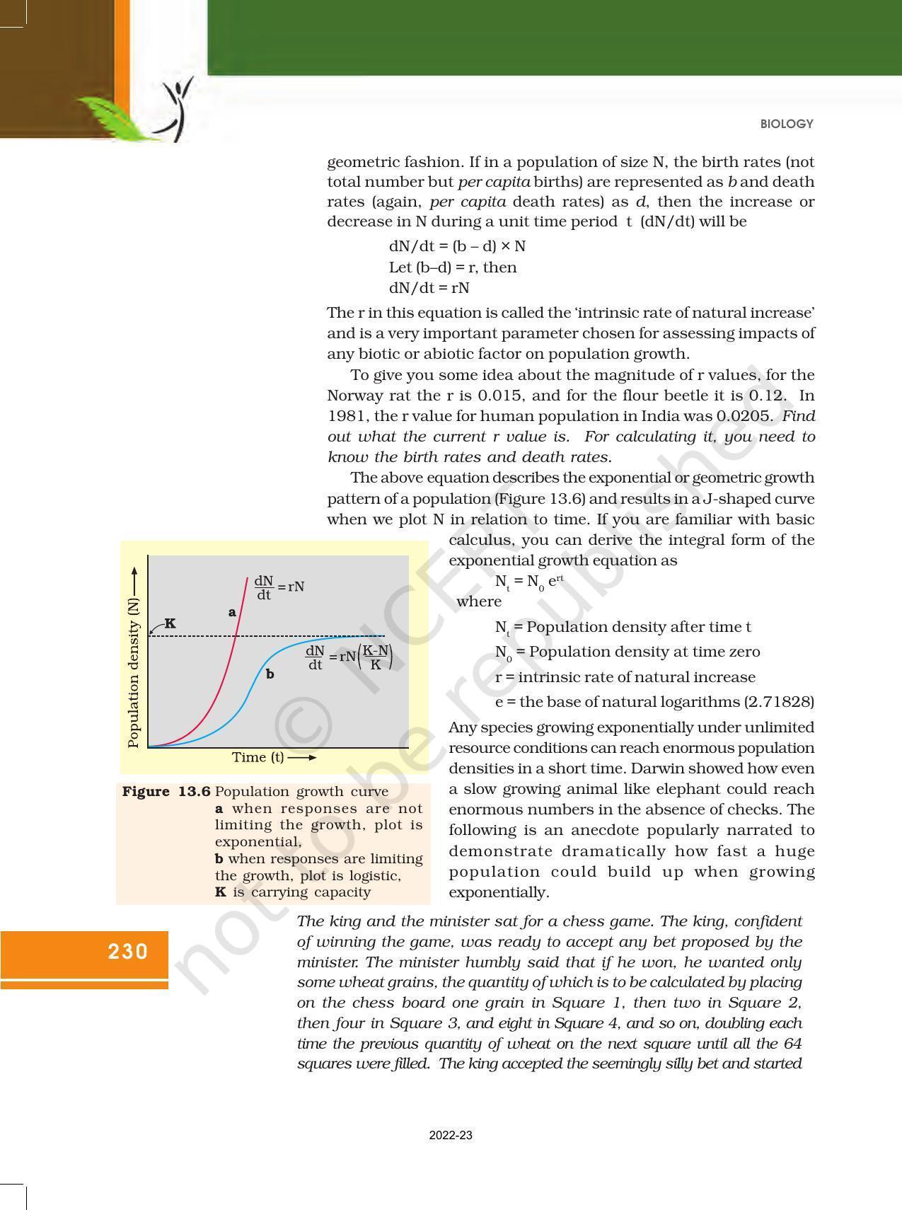 NCERT Book for Class 12 Biology Chapter 13 Organisms and Populations - Page 14
