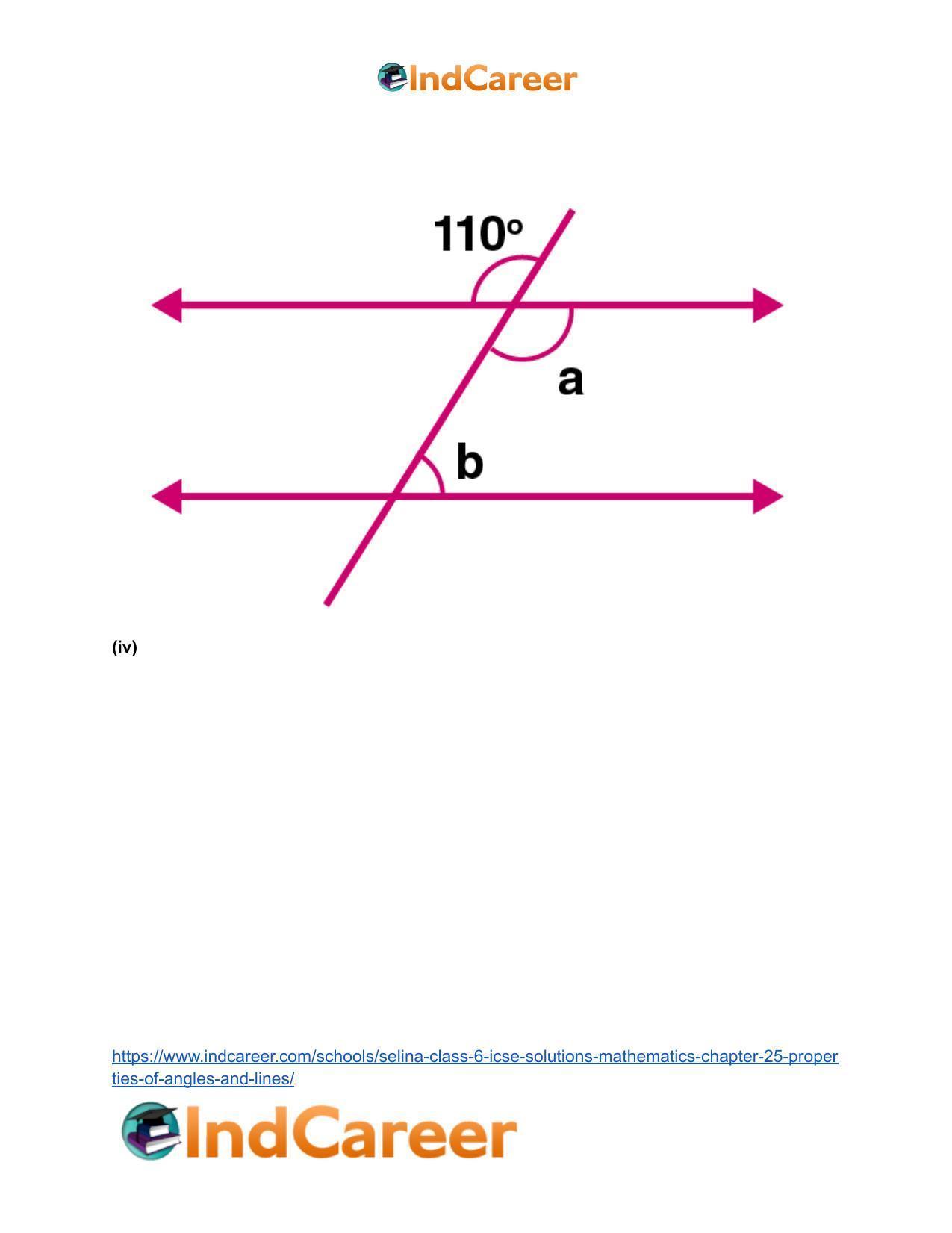 Selina Class 6 ICSE Solutions Mathematics : Chapter 25- Properties of Angles and Lines - Page 16