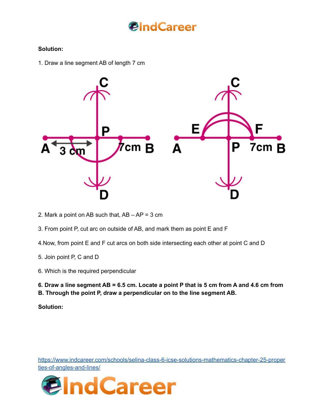 Selina Class 6 ICSE Solutions Mathematics : Chapter 25- Properties of Angles and Lines - Page 40