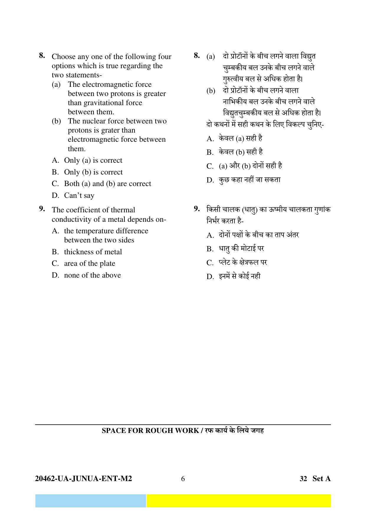 CG PAT / PVPT 2024 Agriculture Question Paper - Page 6