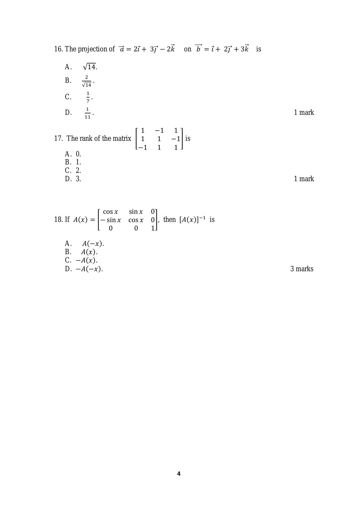 ACET June 2019 Question Papers - Page 4