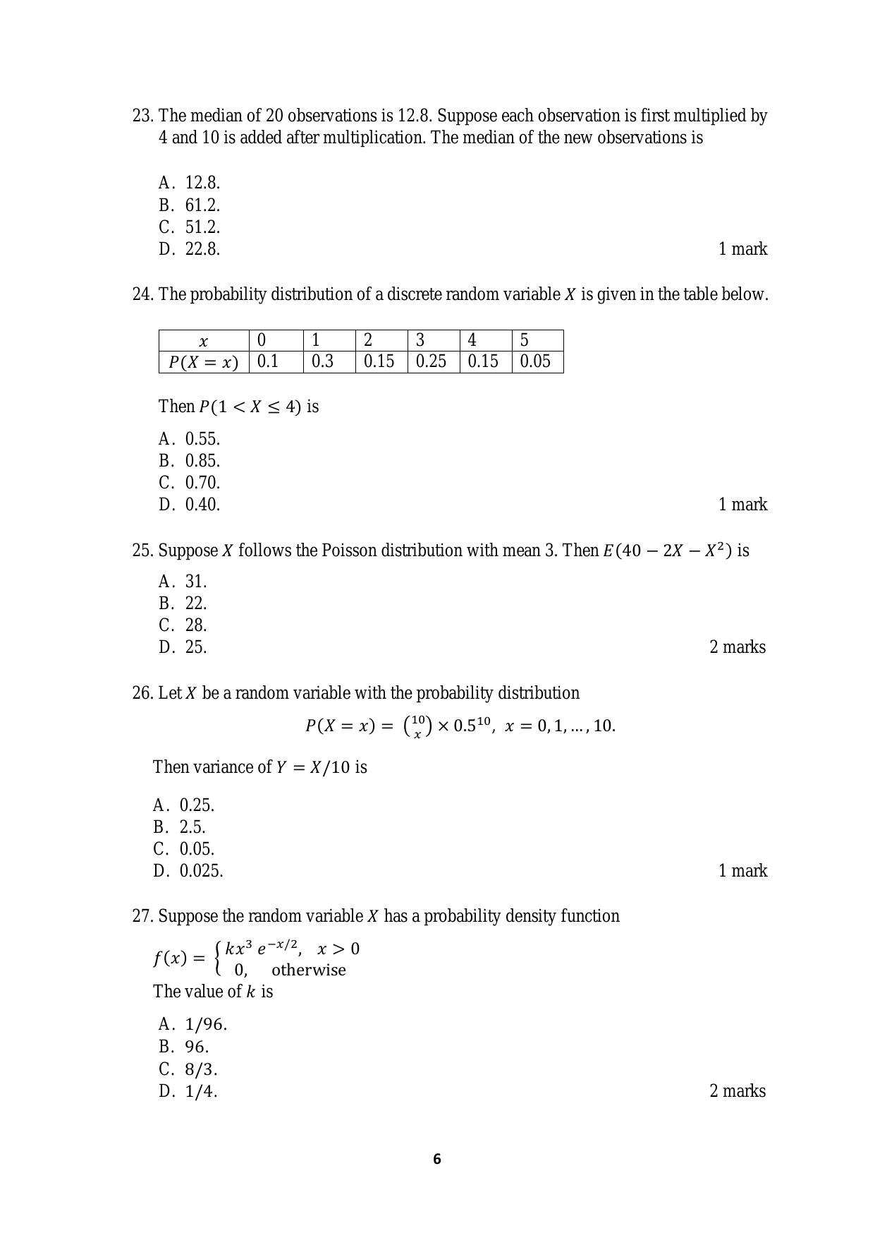 ACET June 2019 Question Papers - Page 6