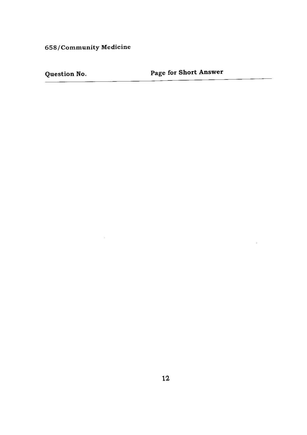 BHU RET COMMUNITY MEDICINE 2015 Question Paper - Page 12